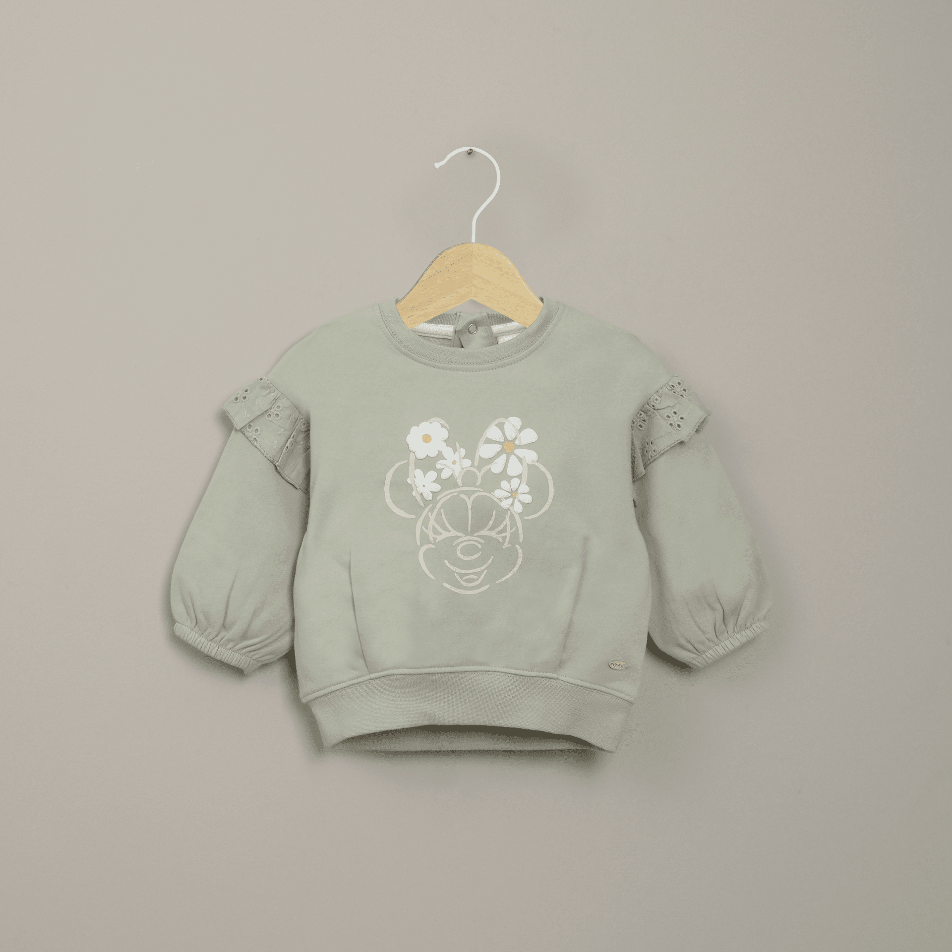 Polerón verde disney de niña-0