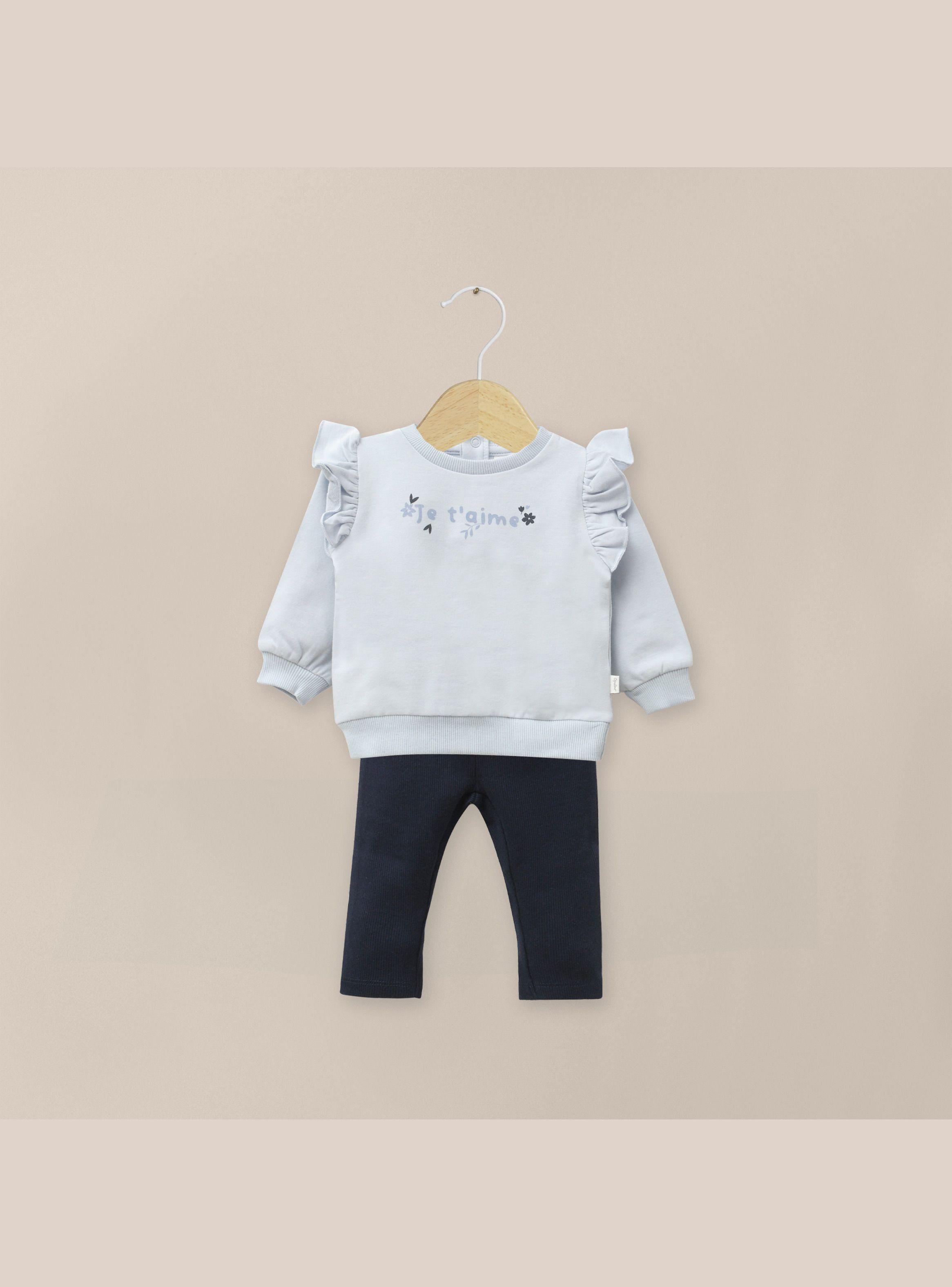 Conjunto Celeste Bebe Niña-0