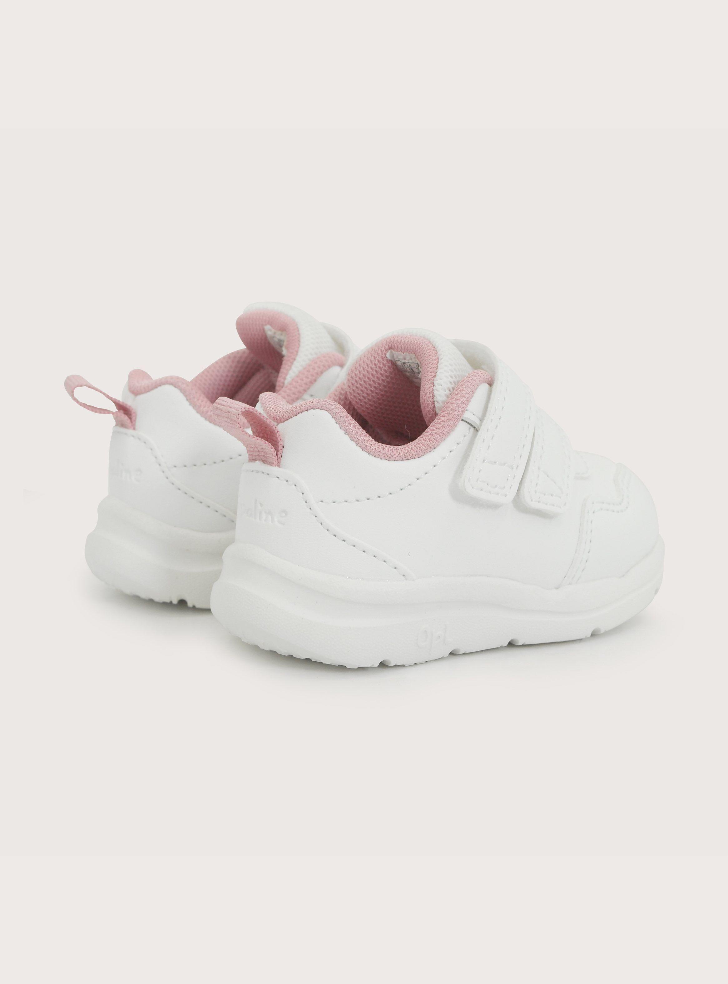 Zapatilla Primeros Pasos Deportiva Niña Velcro Blanco-4