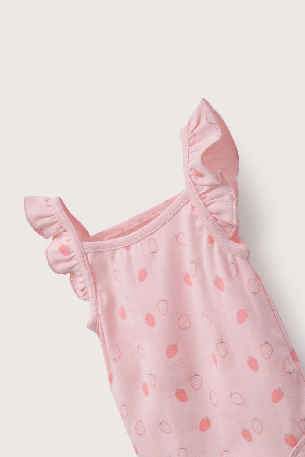 Tripack bodies tirantes de bebé niña-5