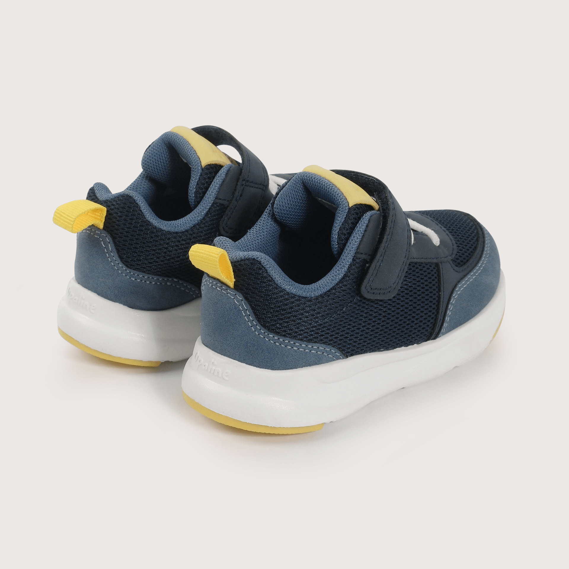 Zapatilla deportiva velcro azul de niño-4