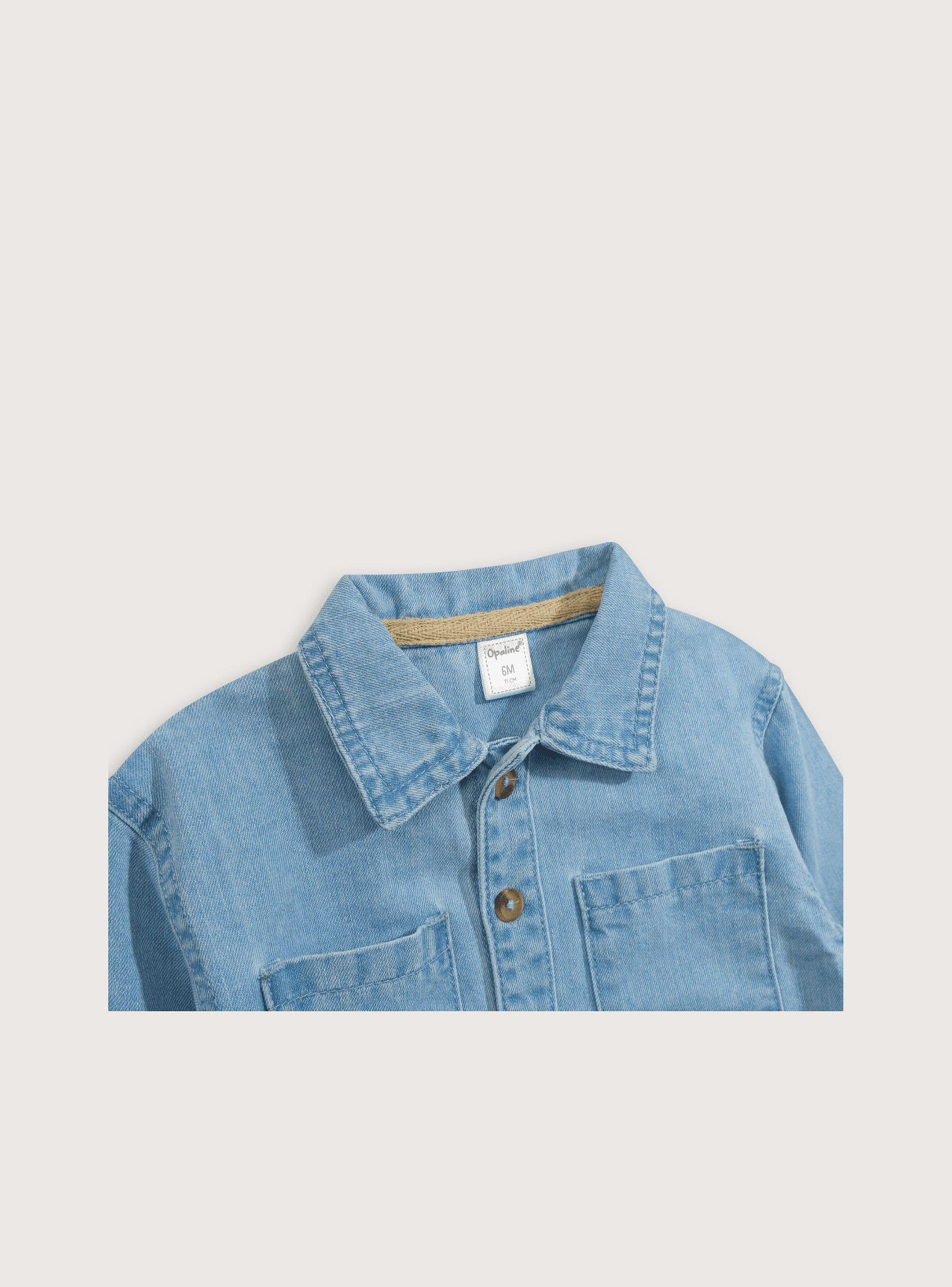 Camisa Niño Azul 39519 Opaline-2