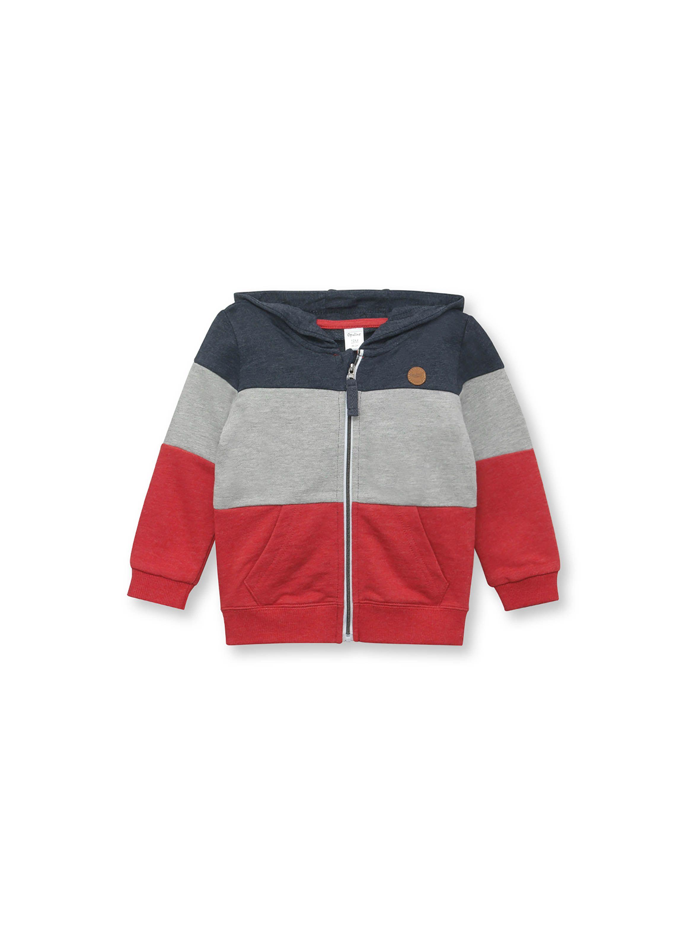 Polerón De Niño Esencial Bloques Azul (6M A 4A) Opaline-0