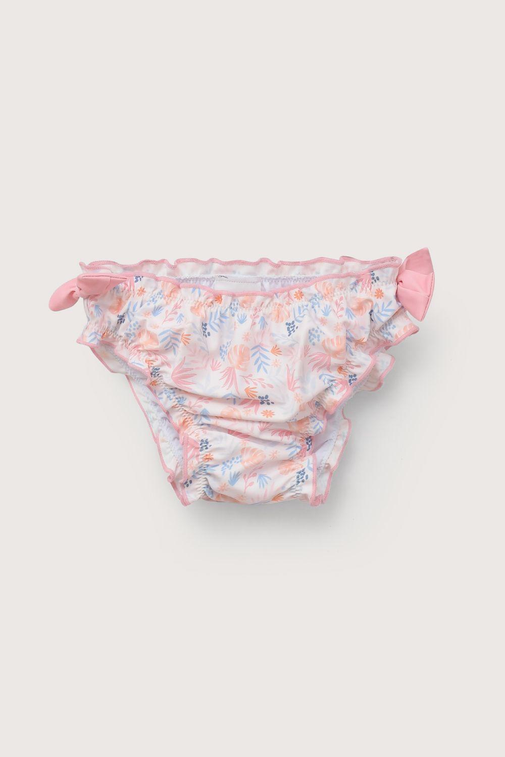 Traje de baño 2 piezas rosado de niña-3