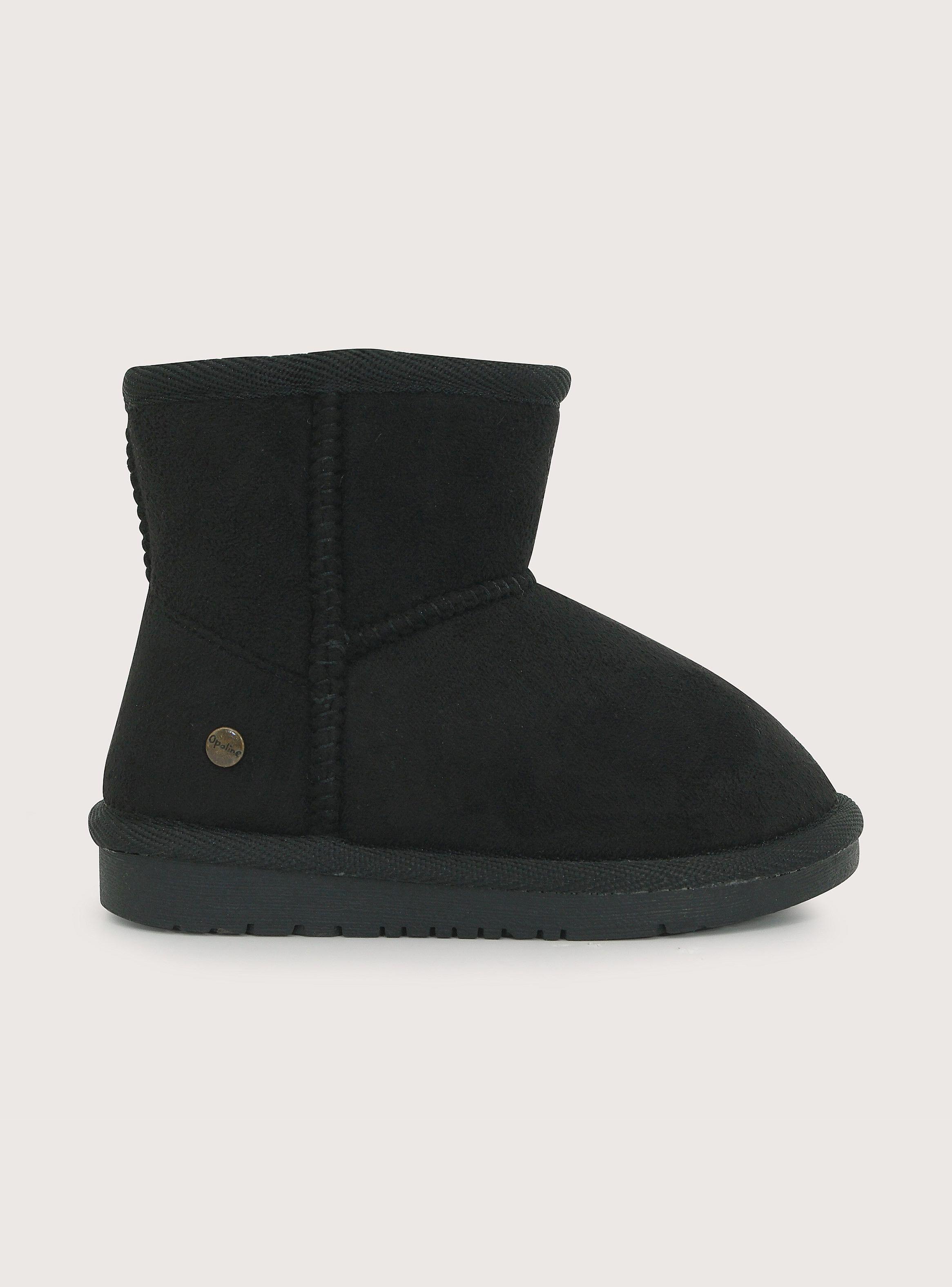 Bota Casual Negra Niña-1