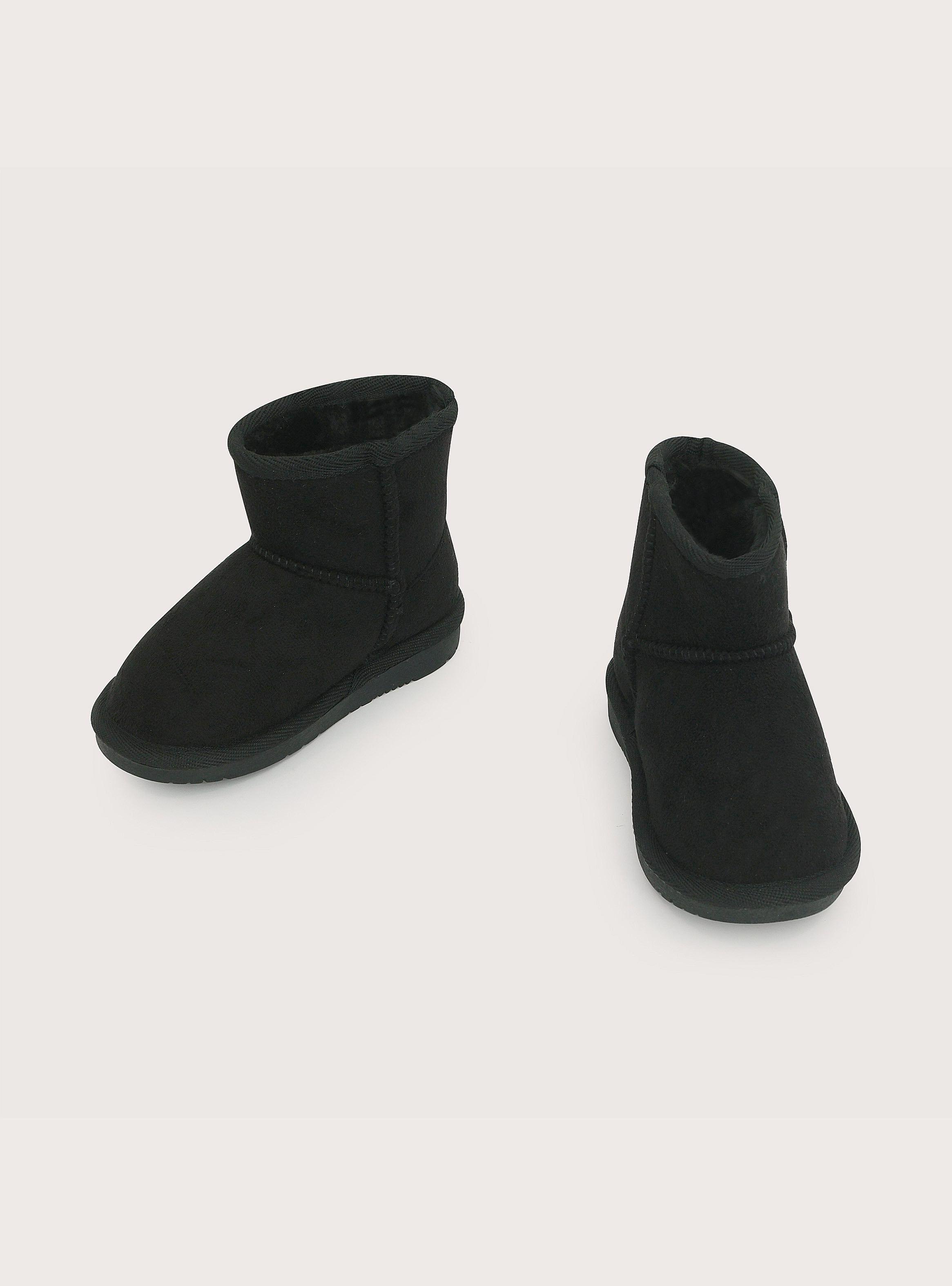 Bota Casual Negra Niña-3