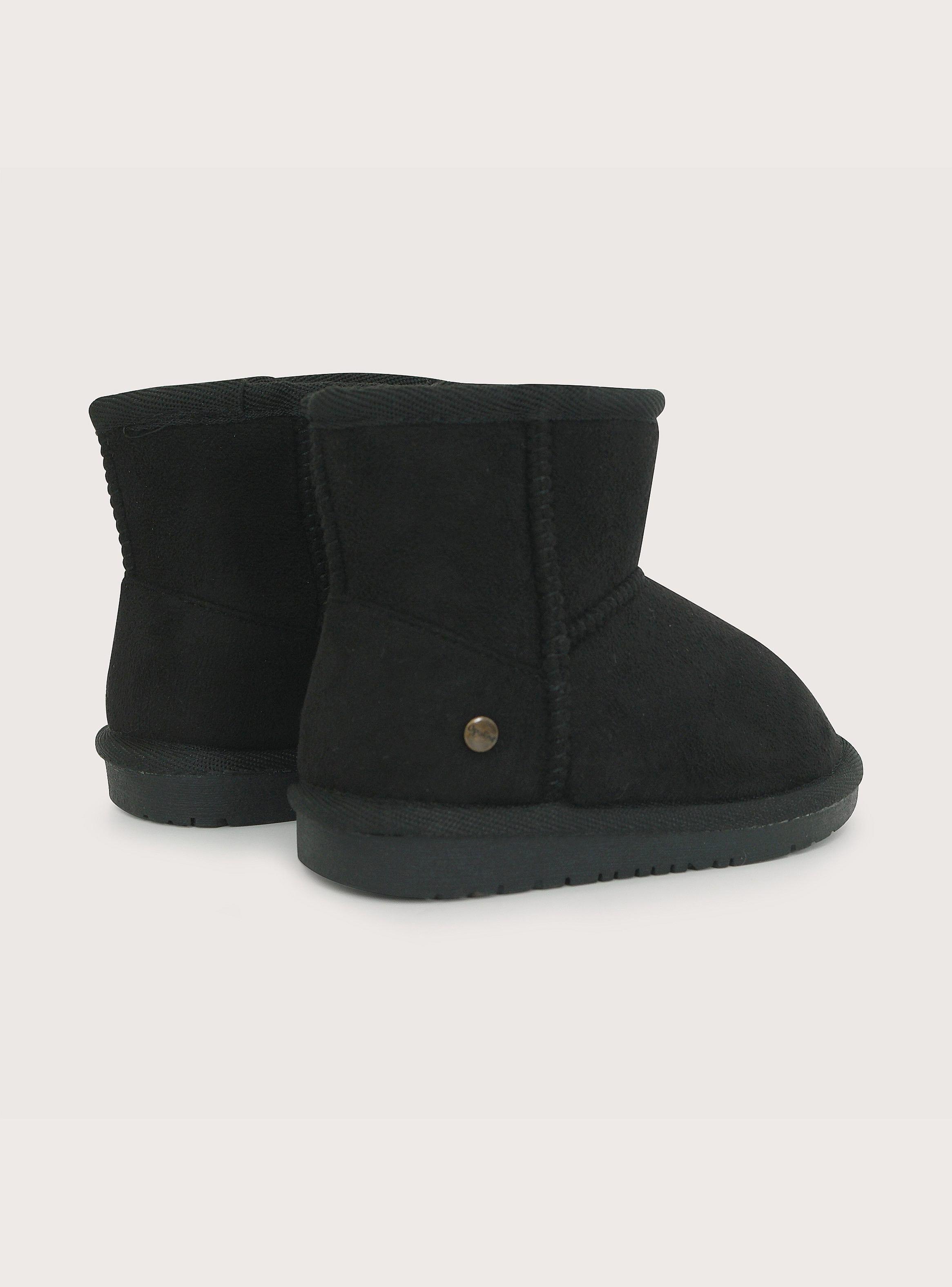 Bota Casual Negra Niña-4