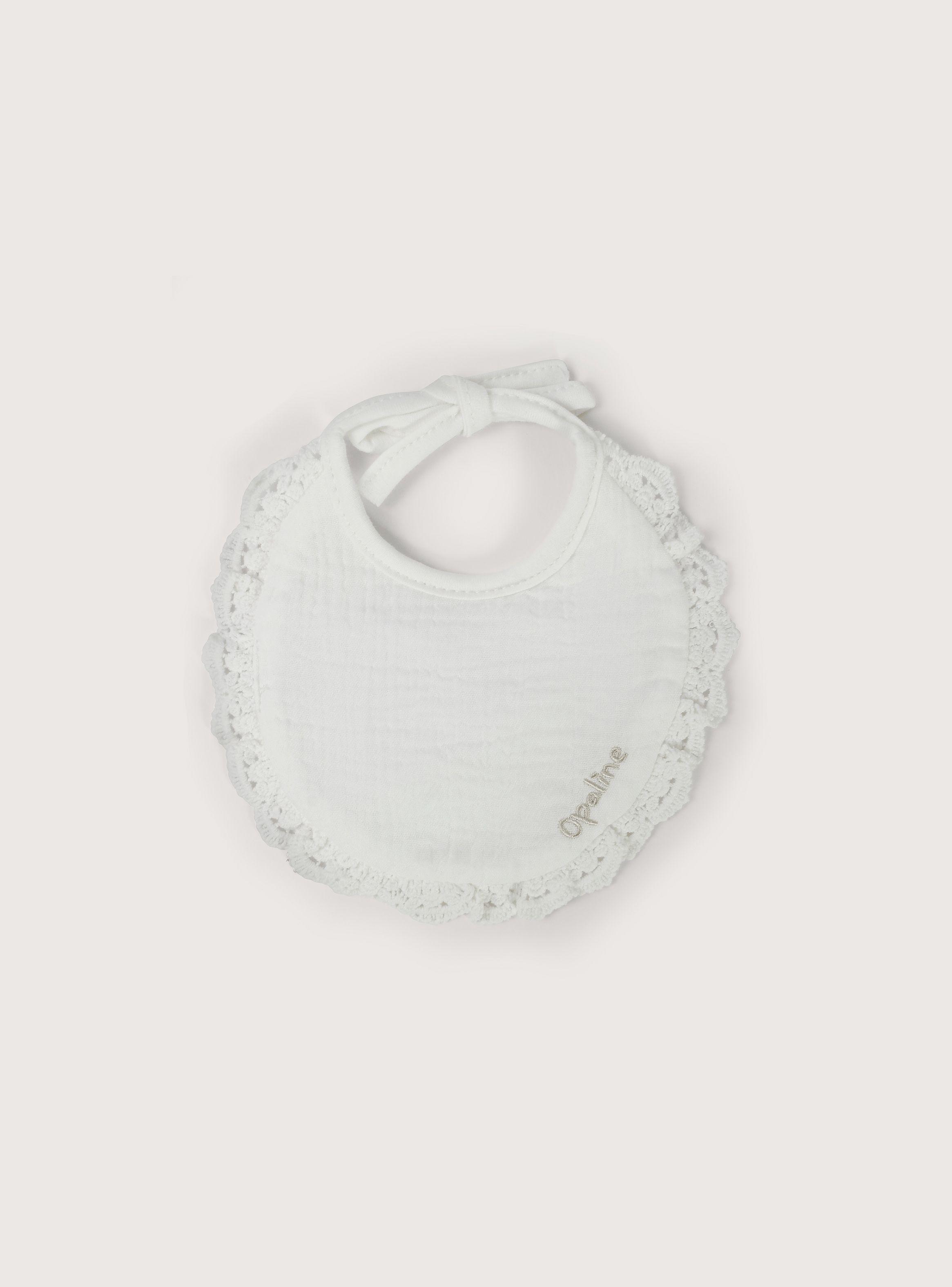Babero Niña Blanco 39742 Opaline-2