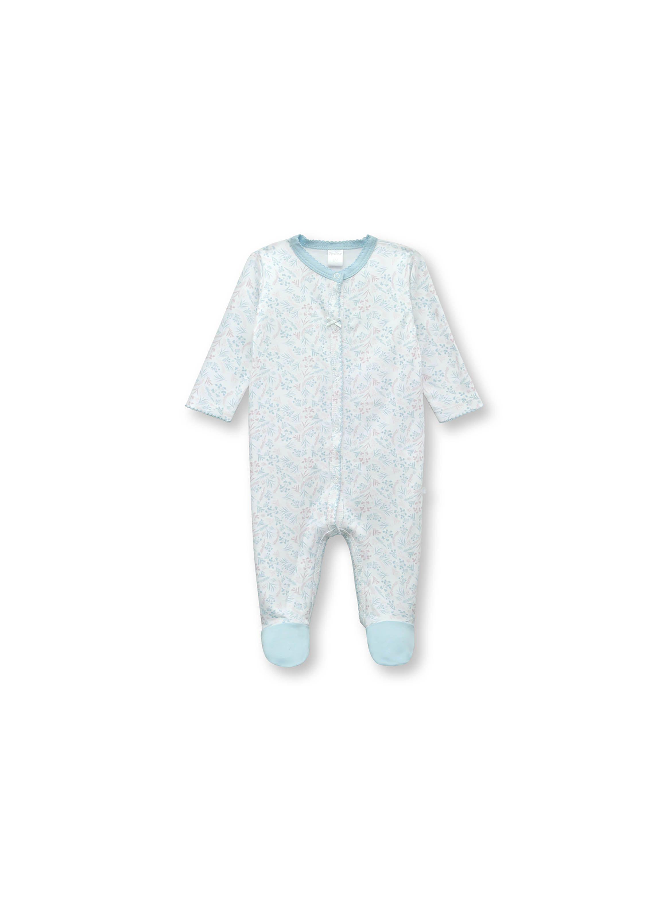 Pijama Niña Celeste (recién nacido a 12 meses) OPALINE-0