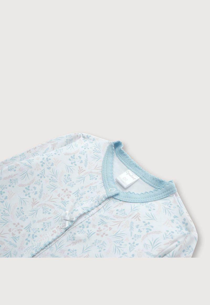 Pijama Niña Celeste (recién nacido a 12 meses) OPALINE-5