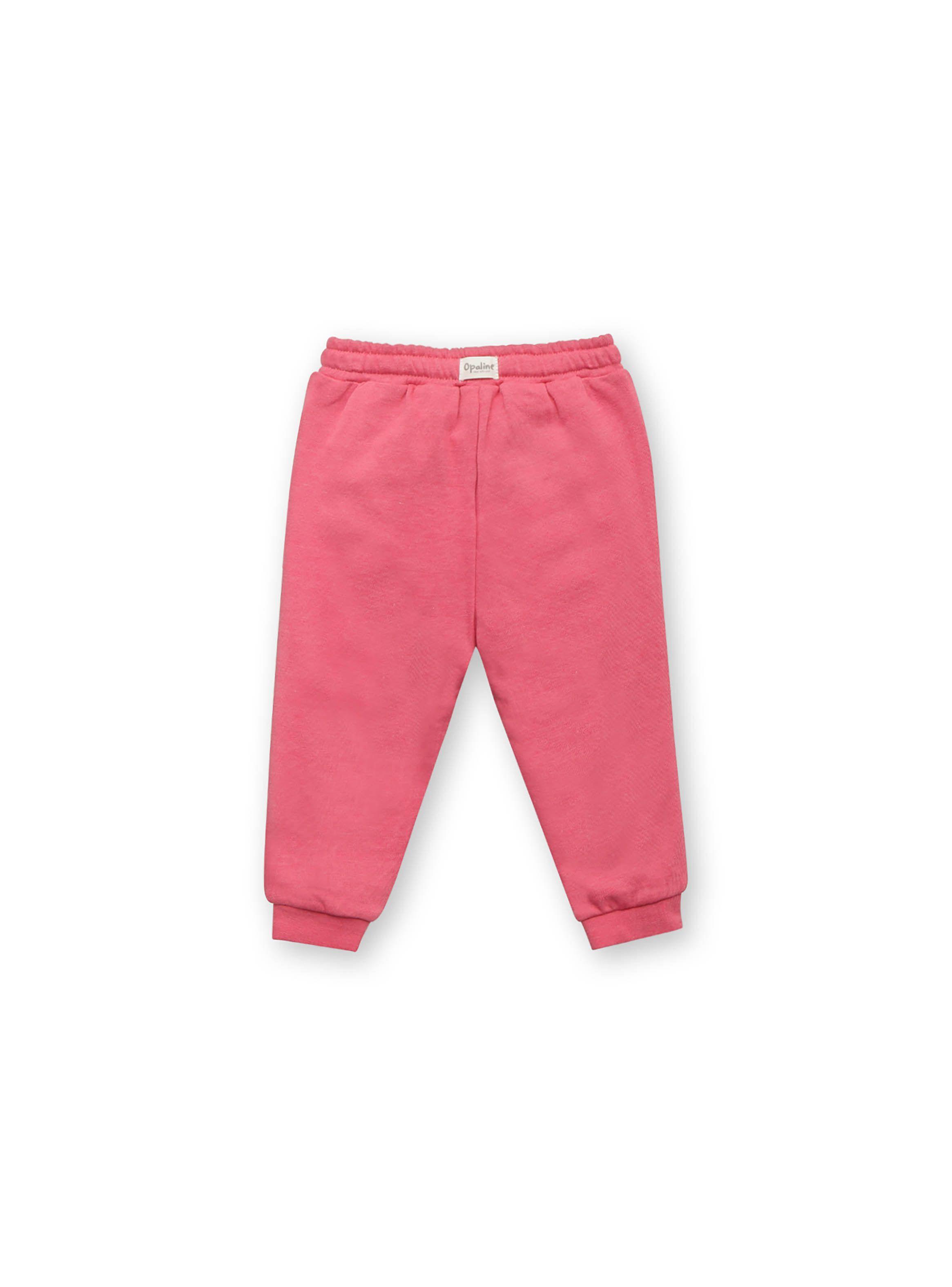 Pantalon Buzo De Niña Rojo Brillante (6M A 4A) Opaline-1