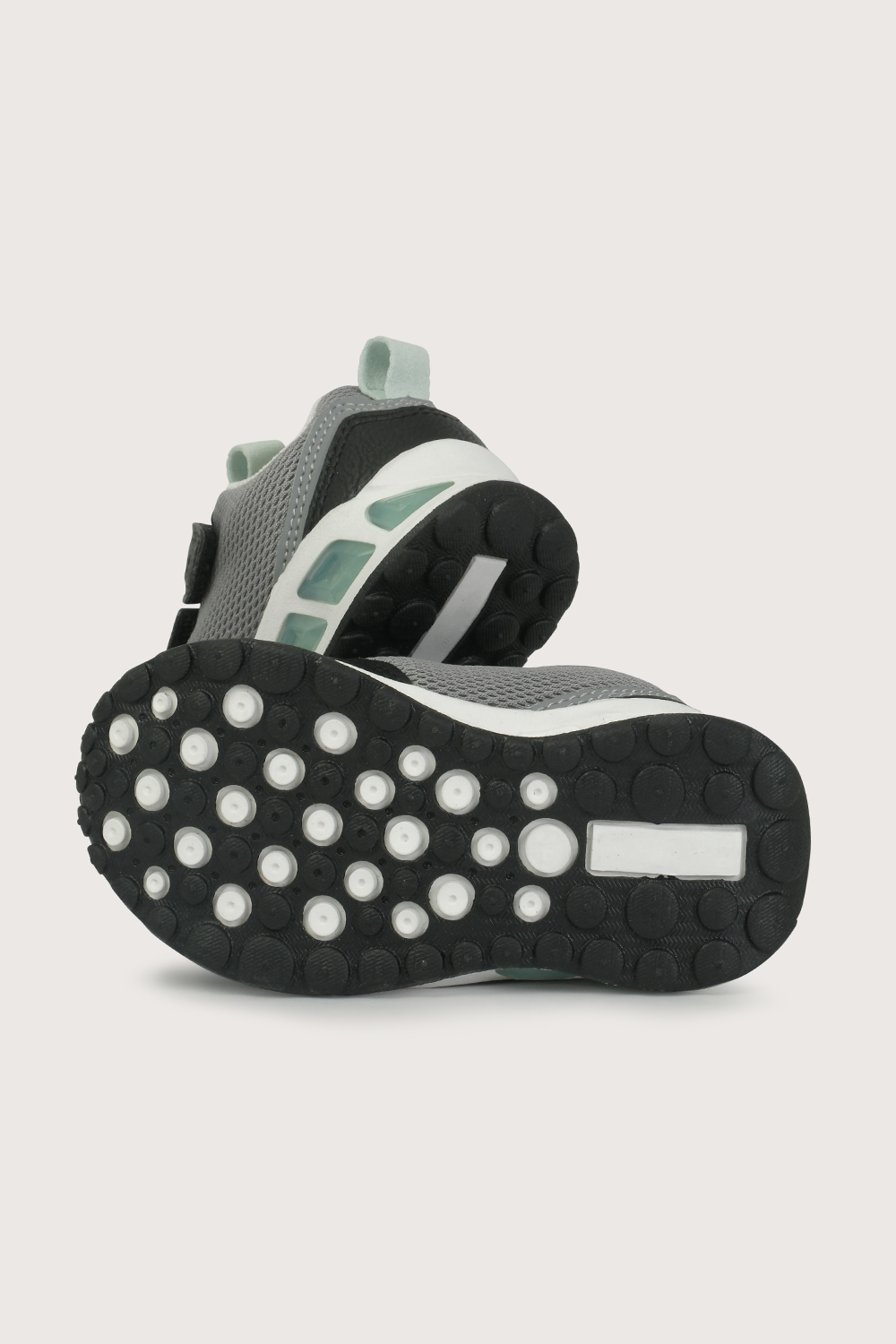 Zapatilla luz negra de niño-2