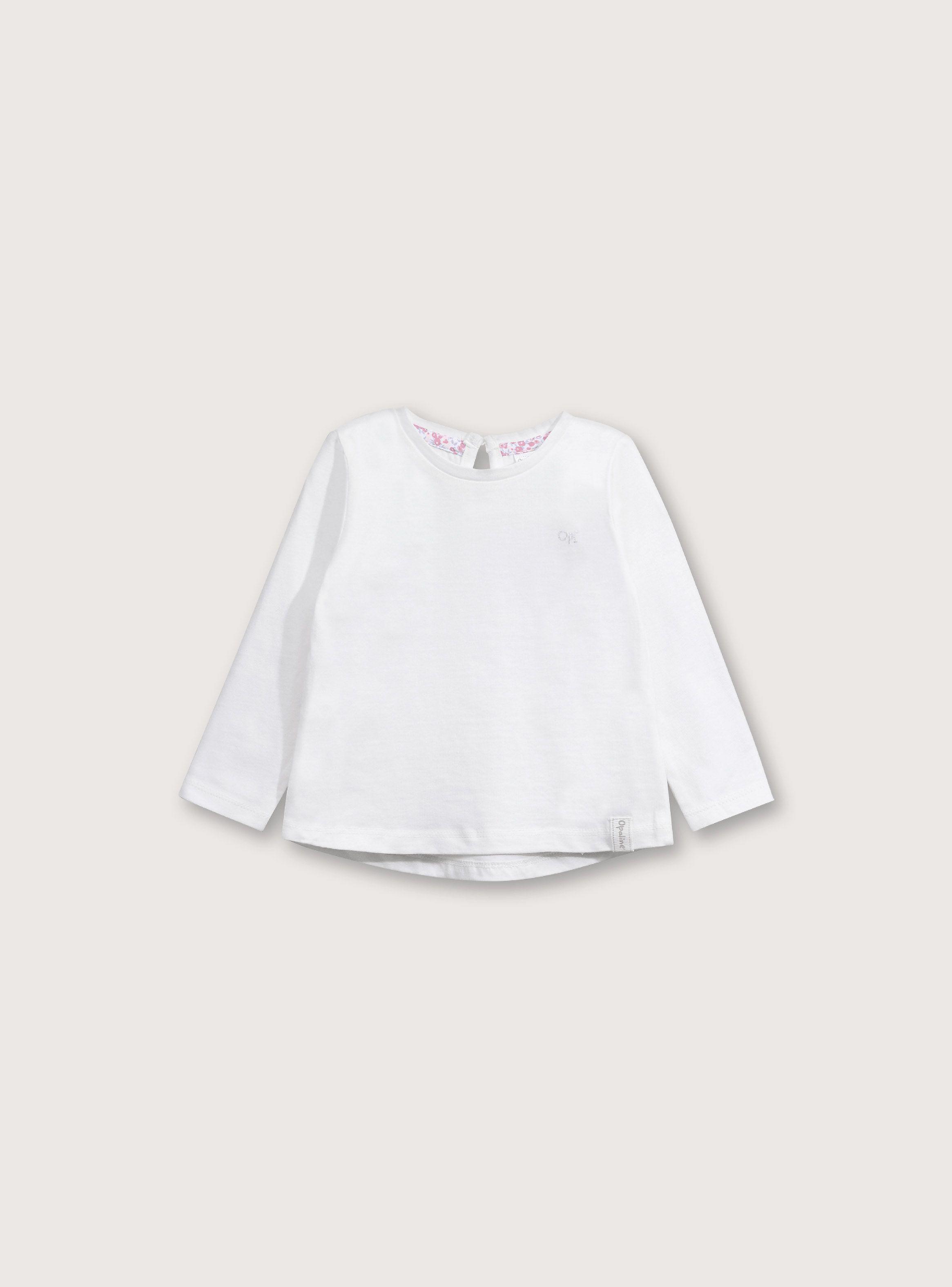 Polera Niña Blanco 39251 OPALINE-0