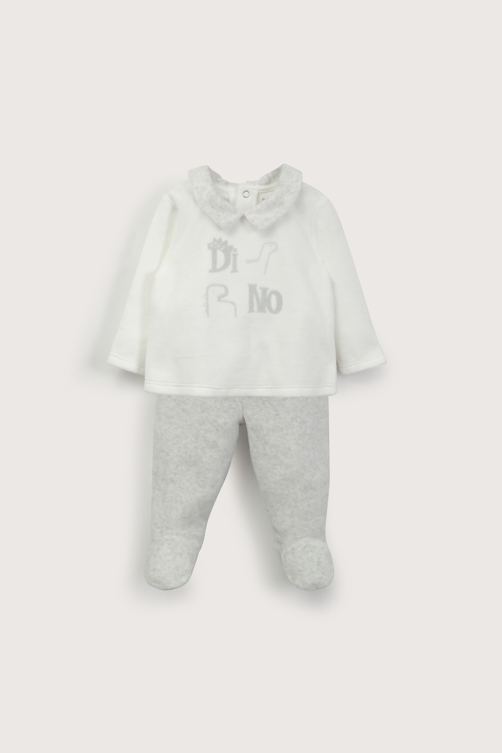 Conjunto plush gris de bebé niño-1