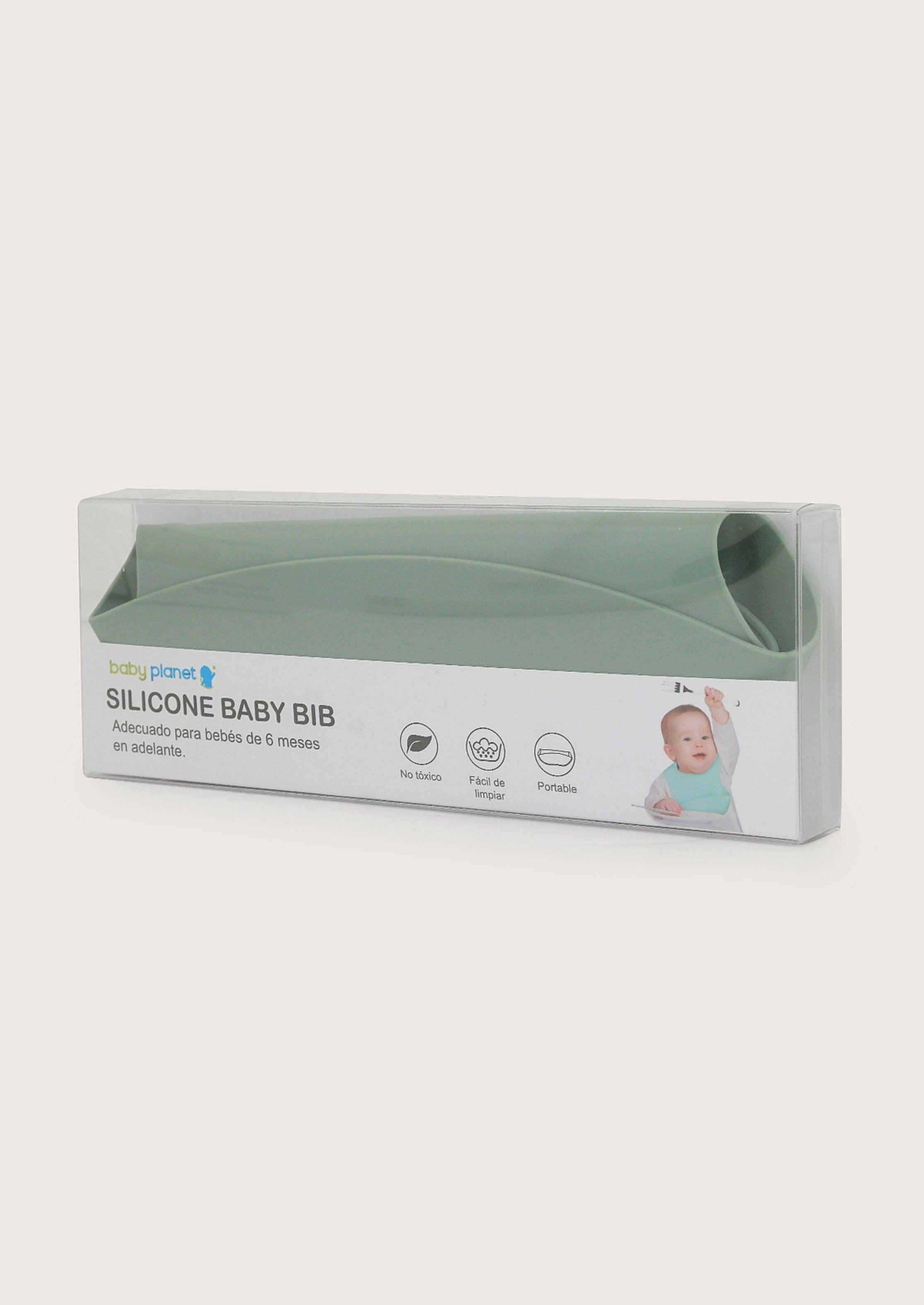 Babero bebé verde-2