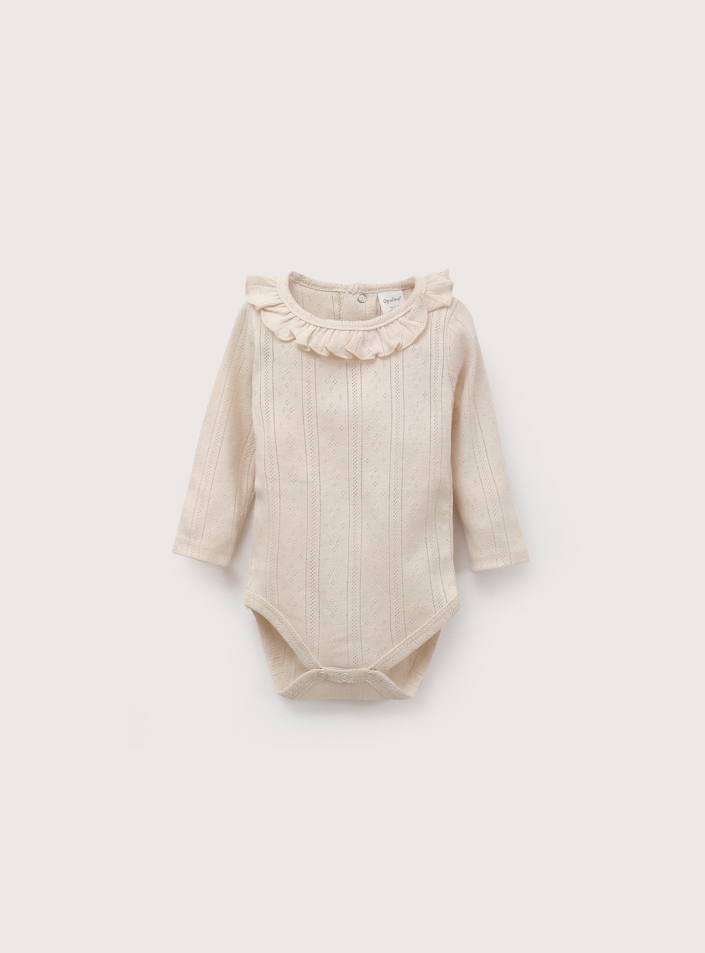 Body Bebe Niña Beige-0