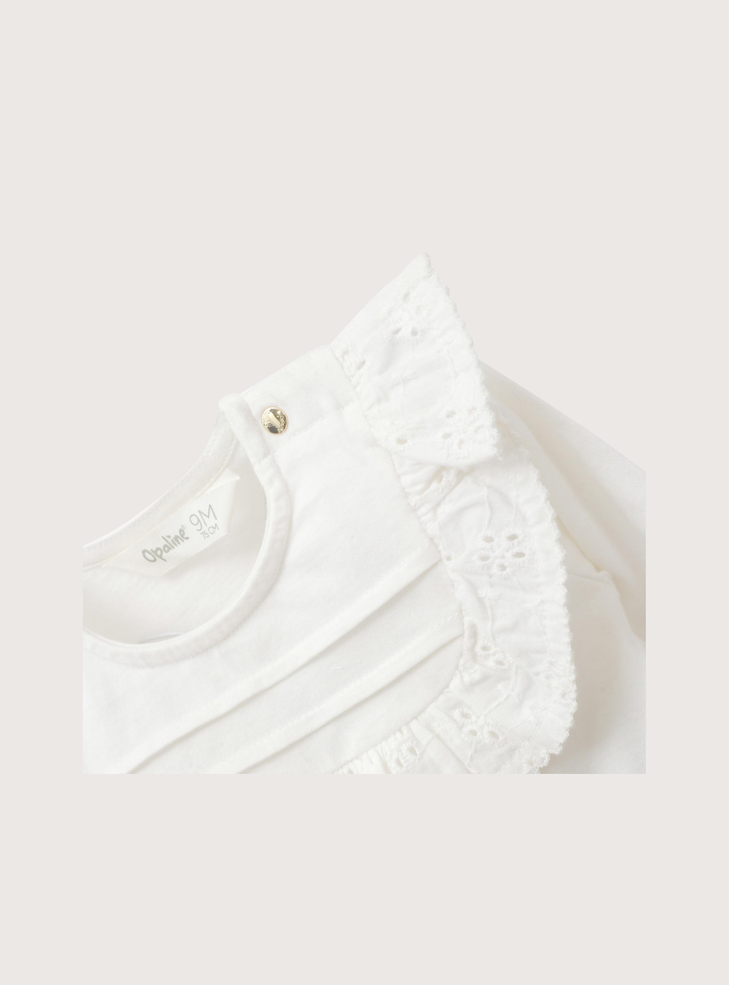 Polera Infant Niña Blanca Vuelos-2