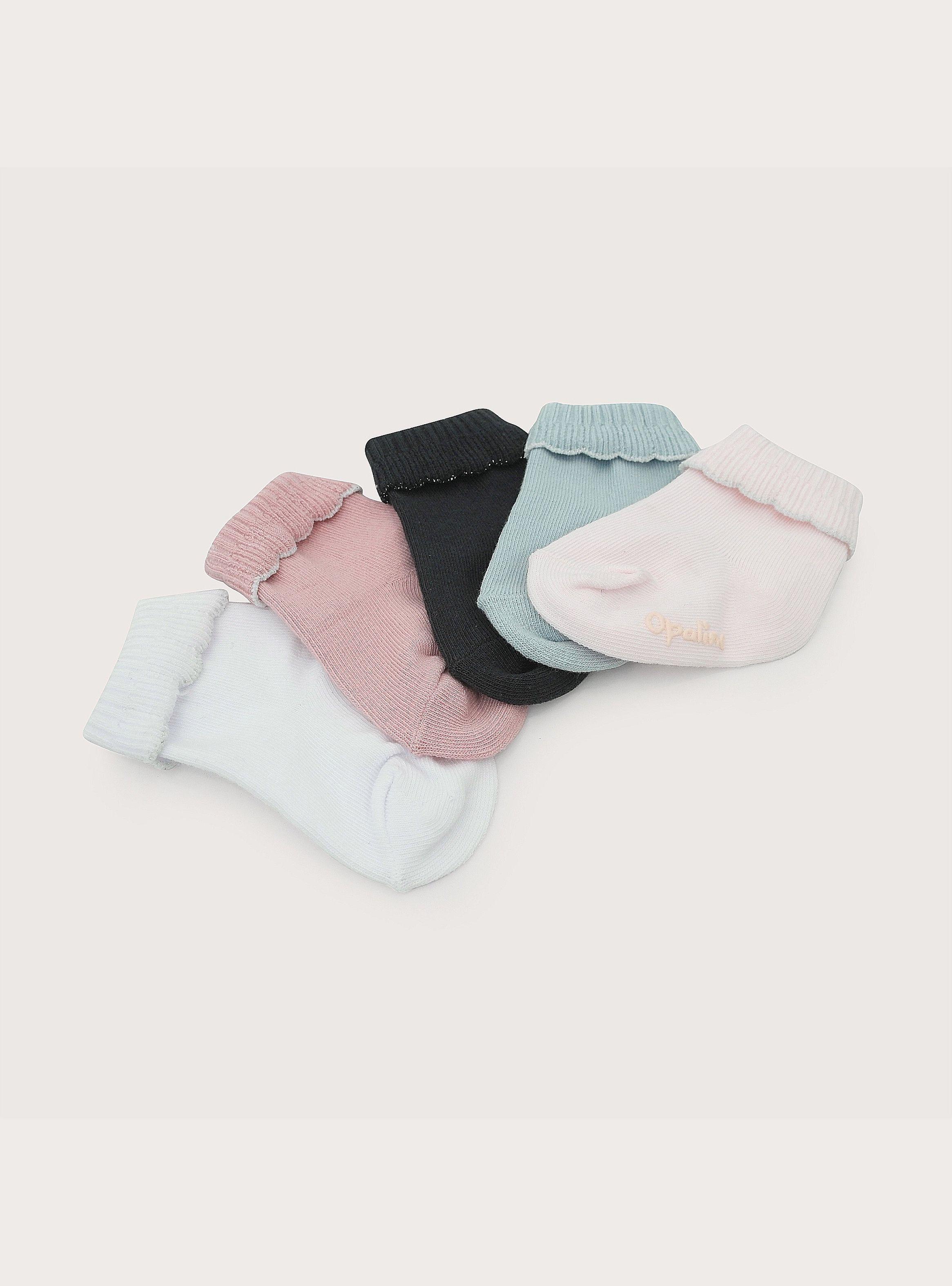 Pack De 5 Calcetines Rosado De Bebe-2