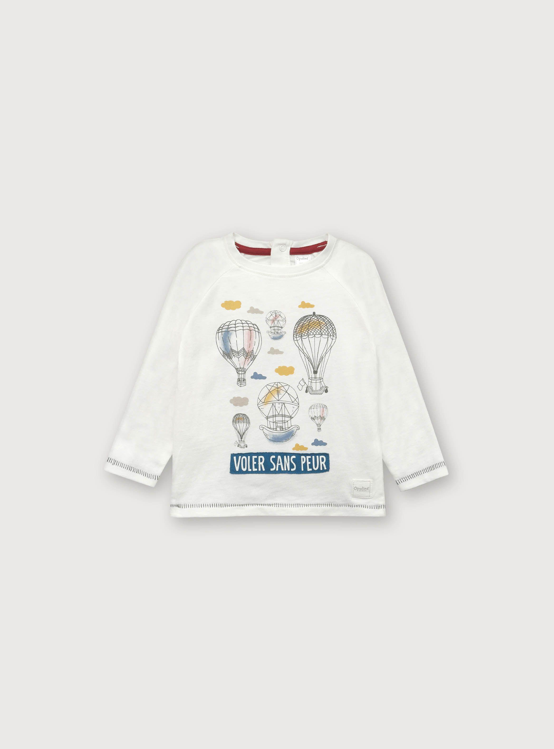 Polera De Niño Oso Blanco (6M A 4A) Opaline-0