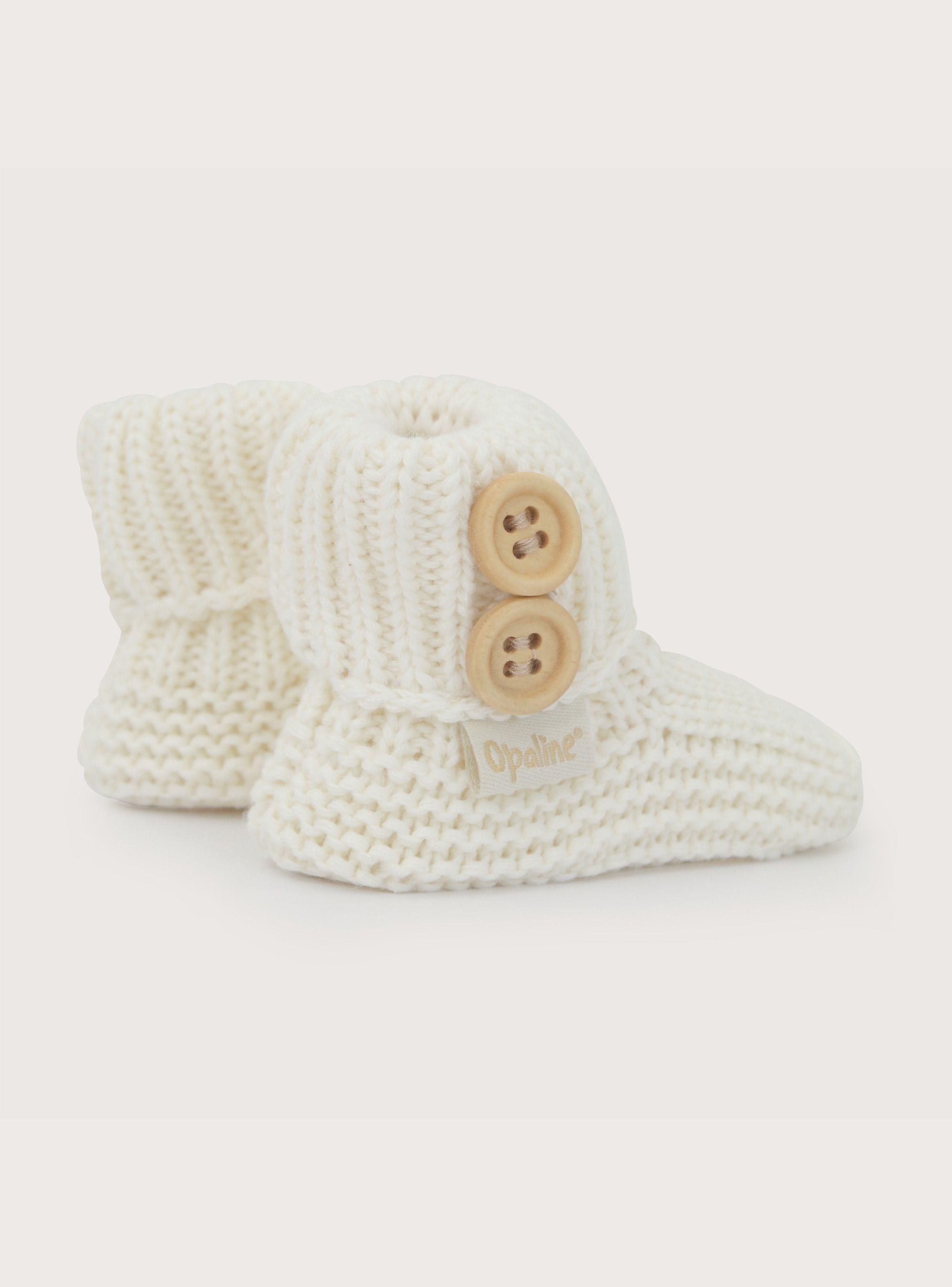 Zapato Tejido Bebe Unisex Blanco-4