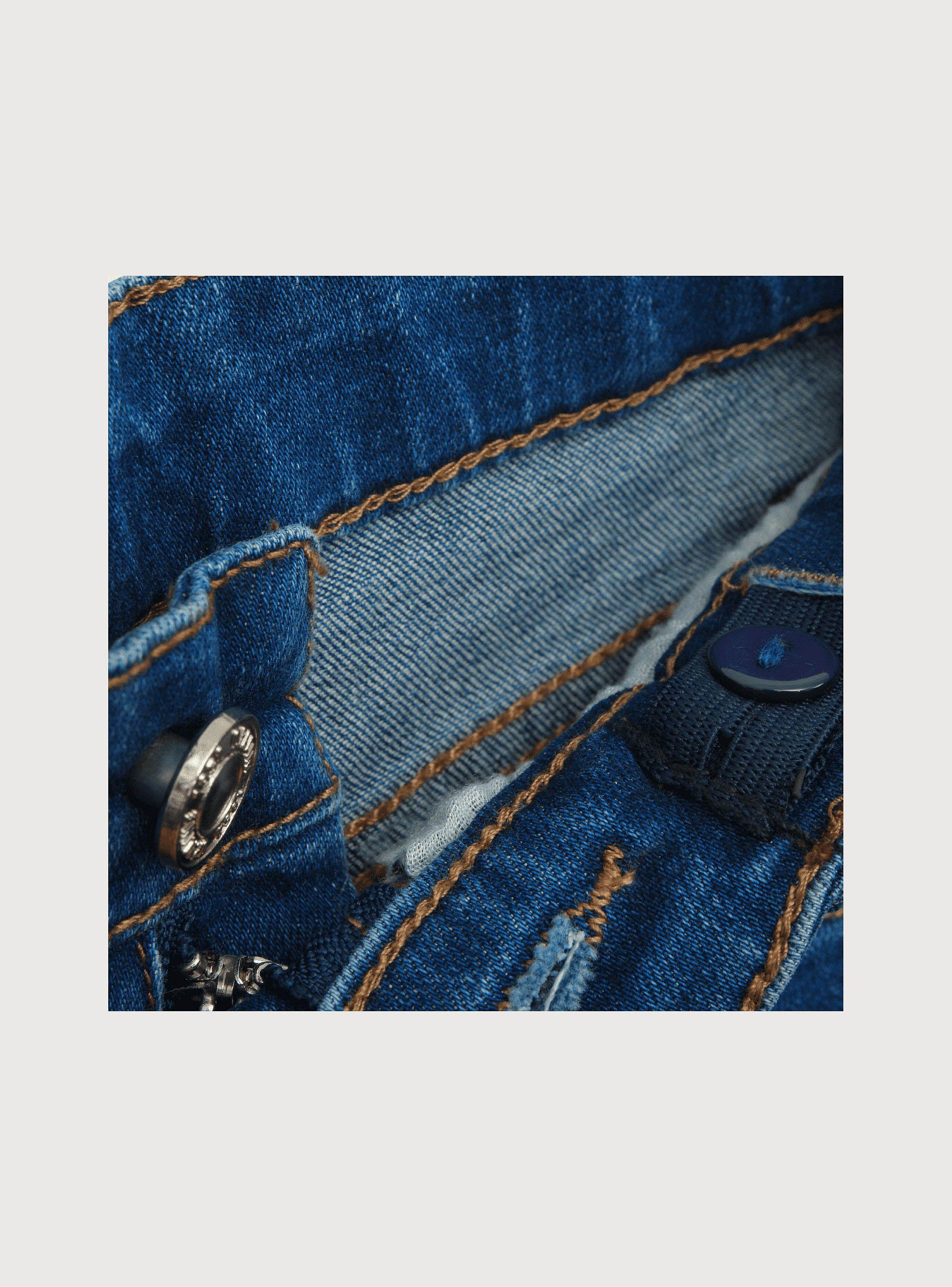 Jeans de niña esencial Azul (6 meses a 4 años)-2