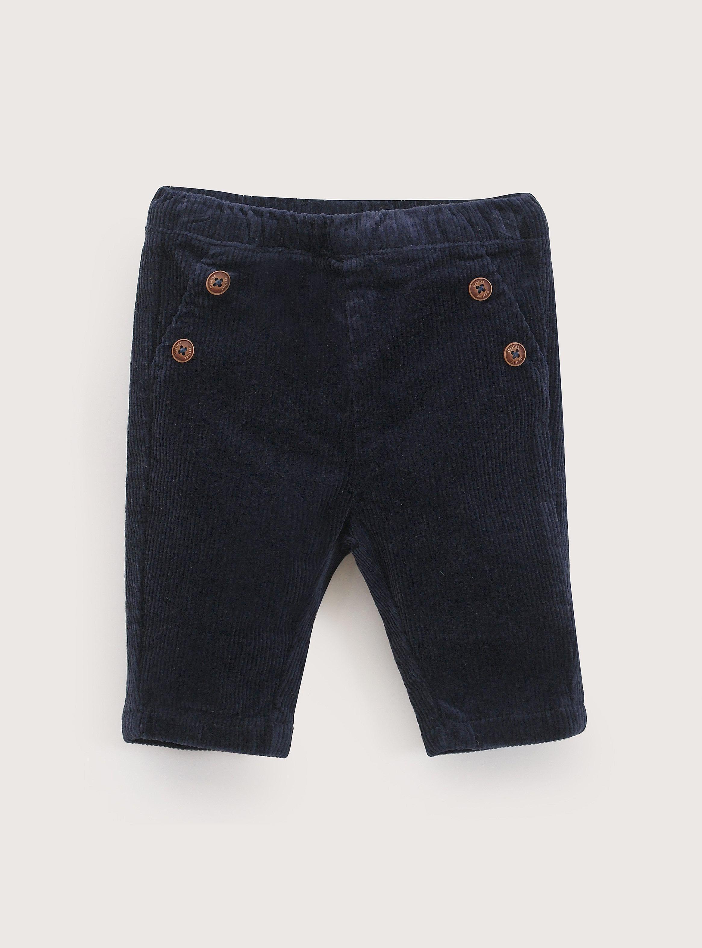 Pantalon Bebe Niña Azul-1