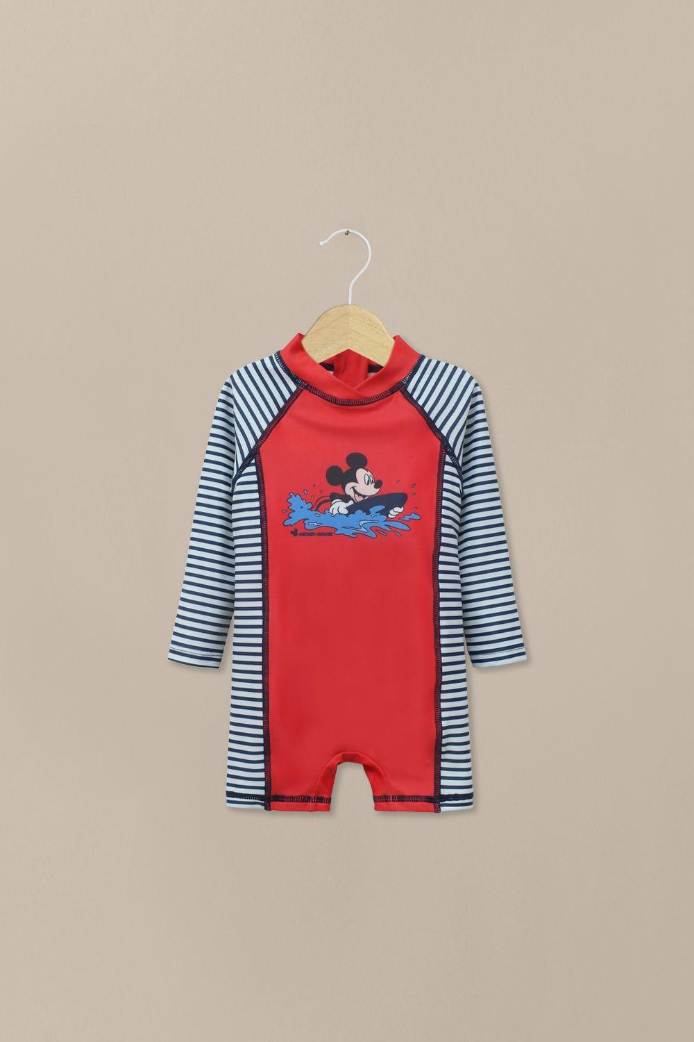 Traje de baño rojo disney de niño-0