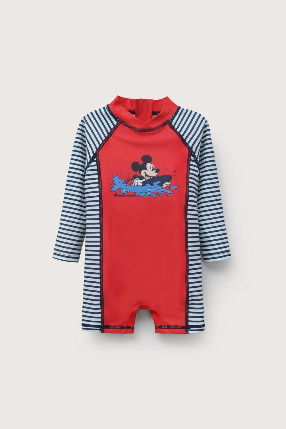 Traje de baño rojo disney de niño-1