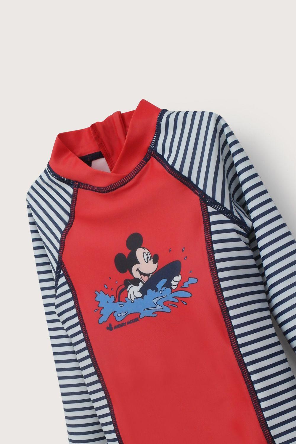 Traje de baño rojo disney de niño-3