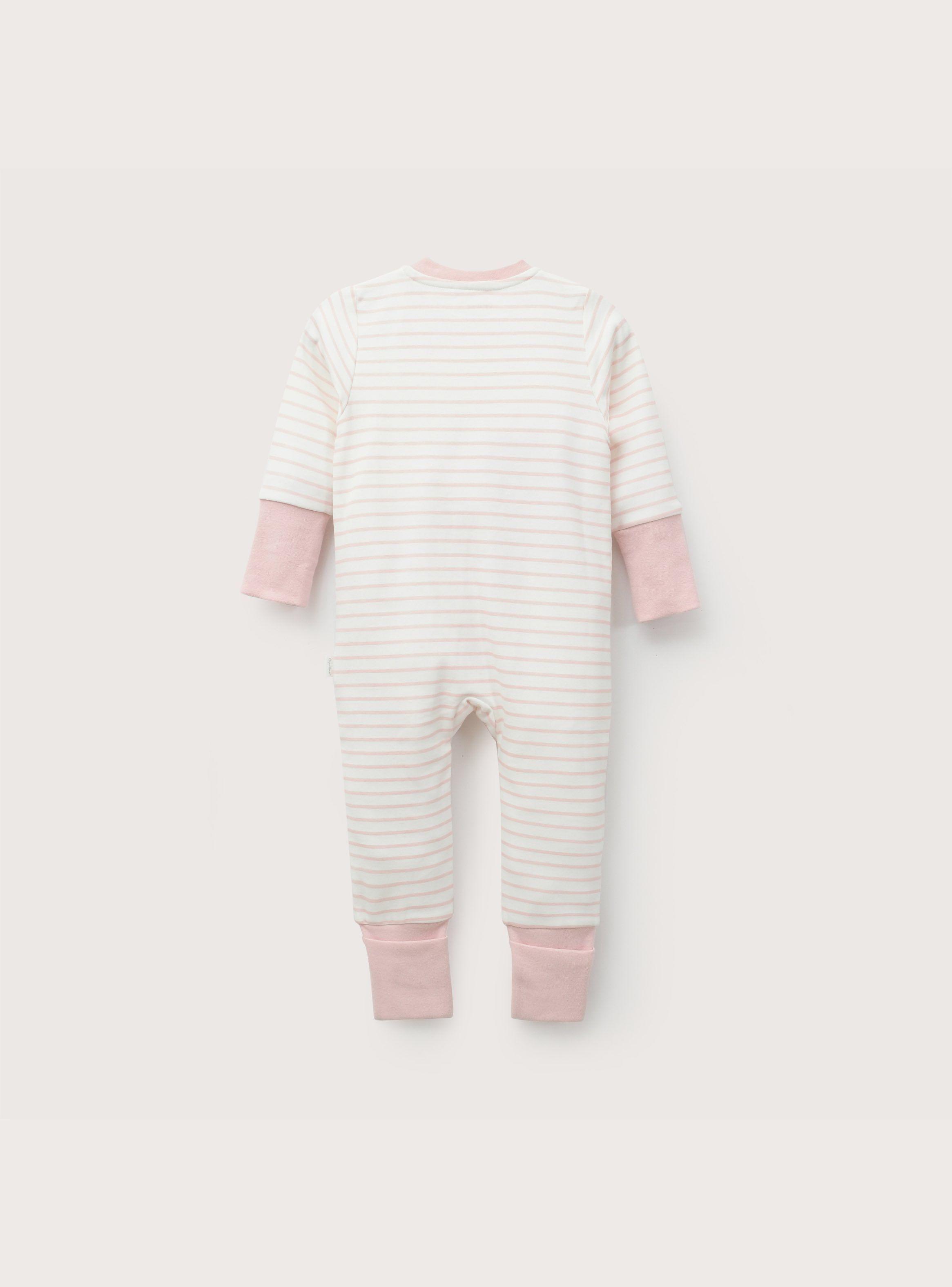 Pijama Rayado Blanco Infant Niña-1