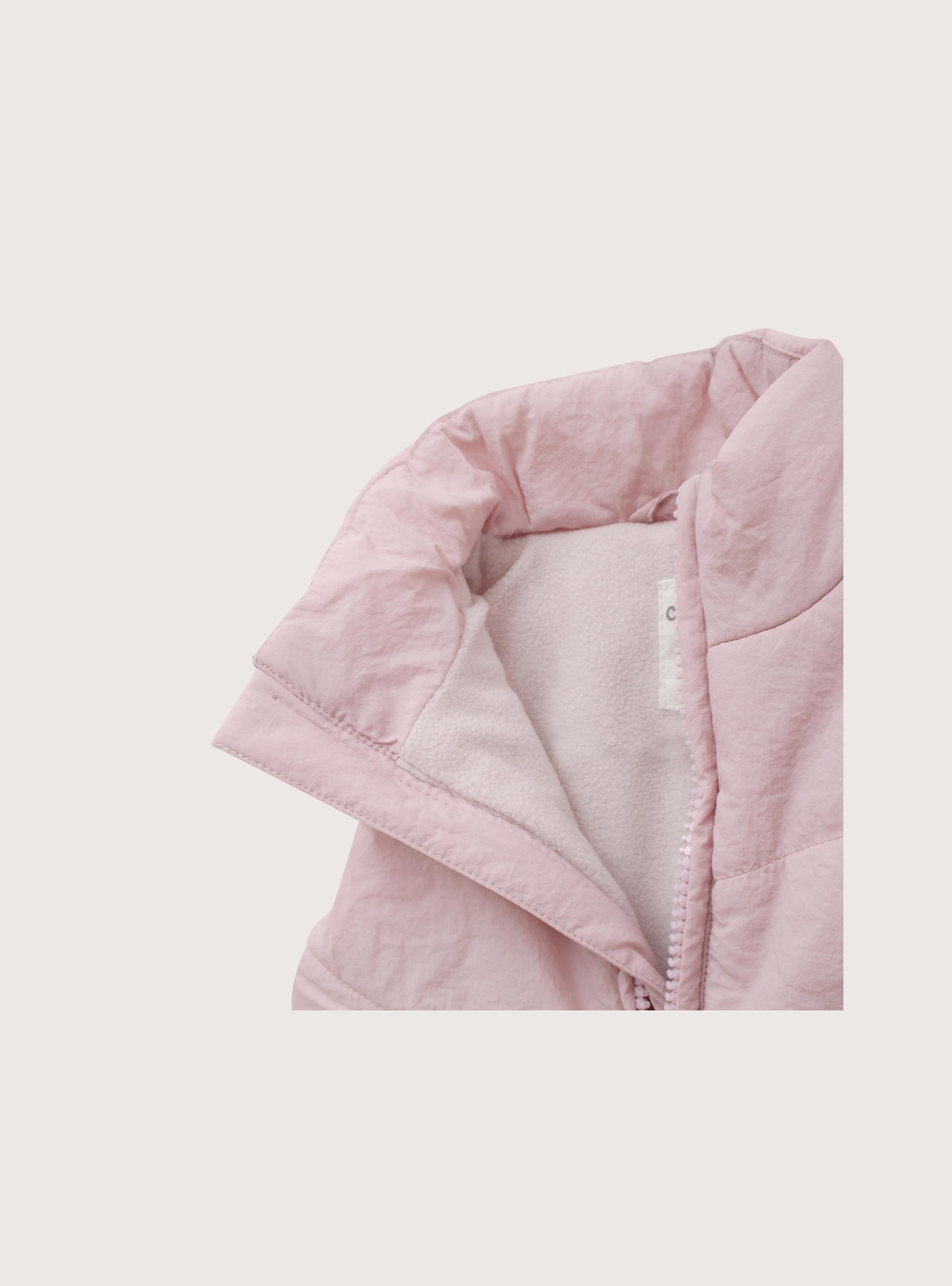 Parka Sin Mangas Infant Niña Rosado-2