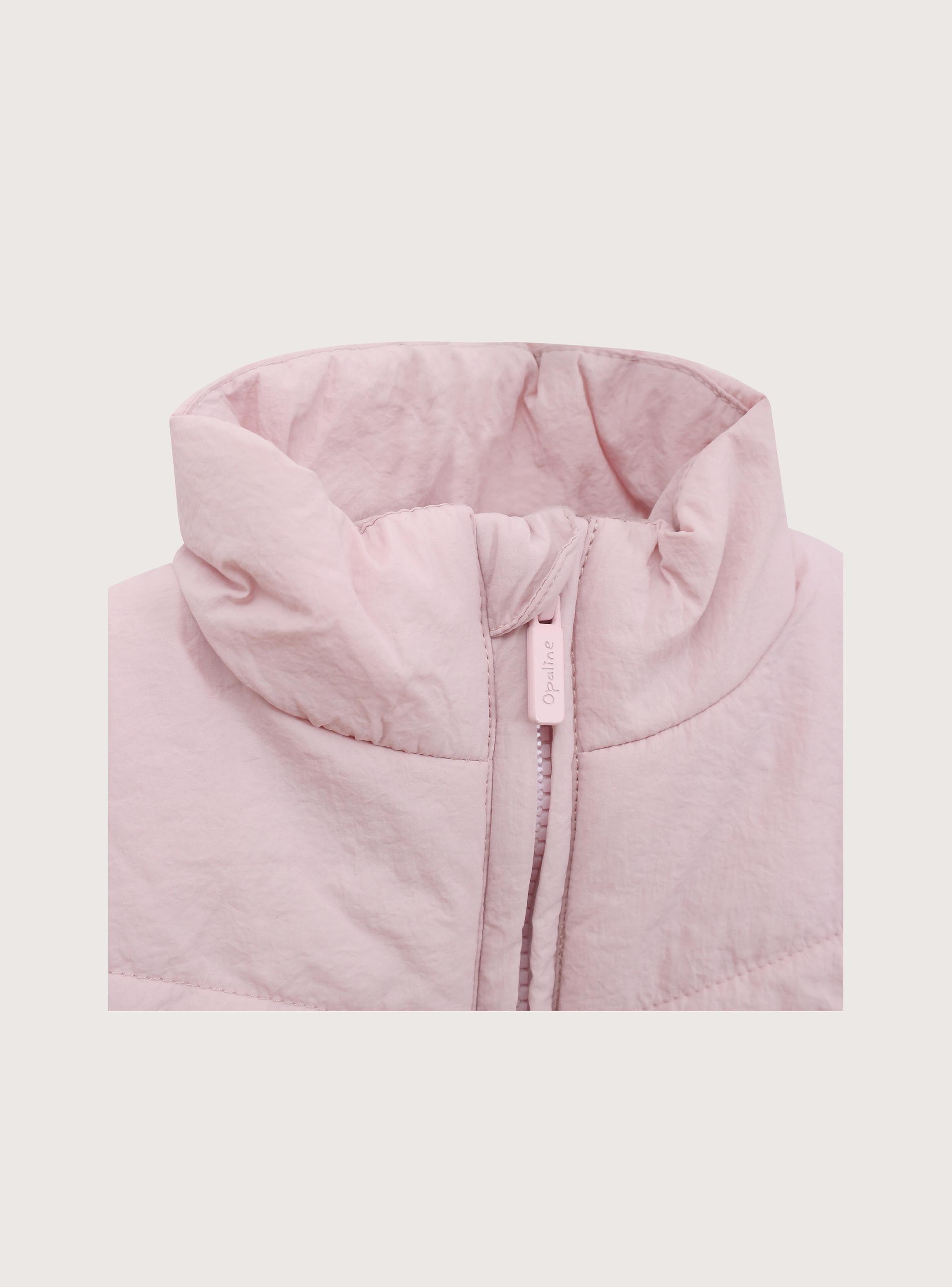 Parka Sin Mangas Infant Niña Rosado-3