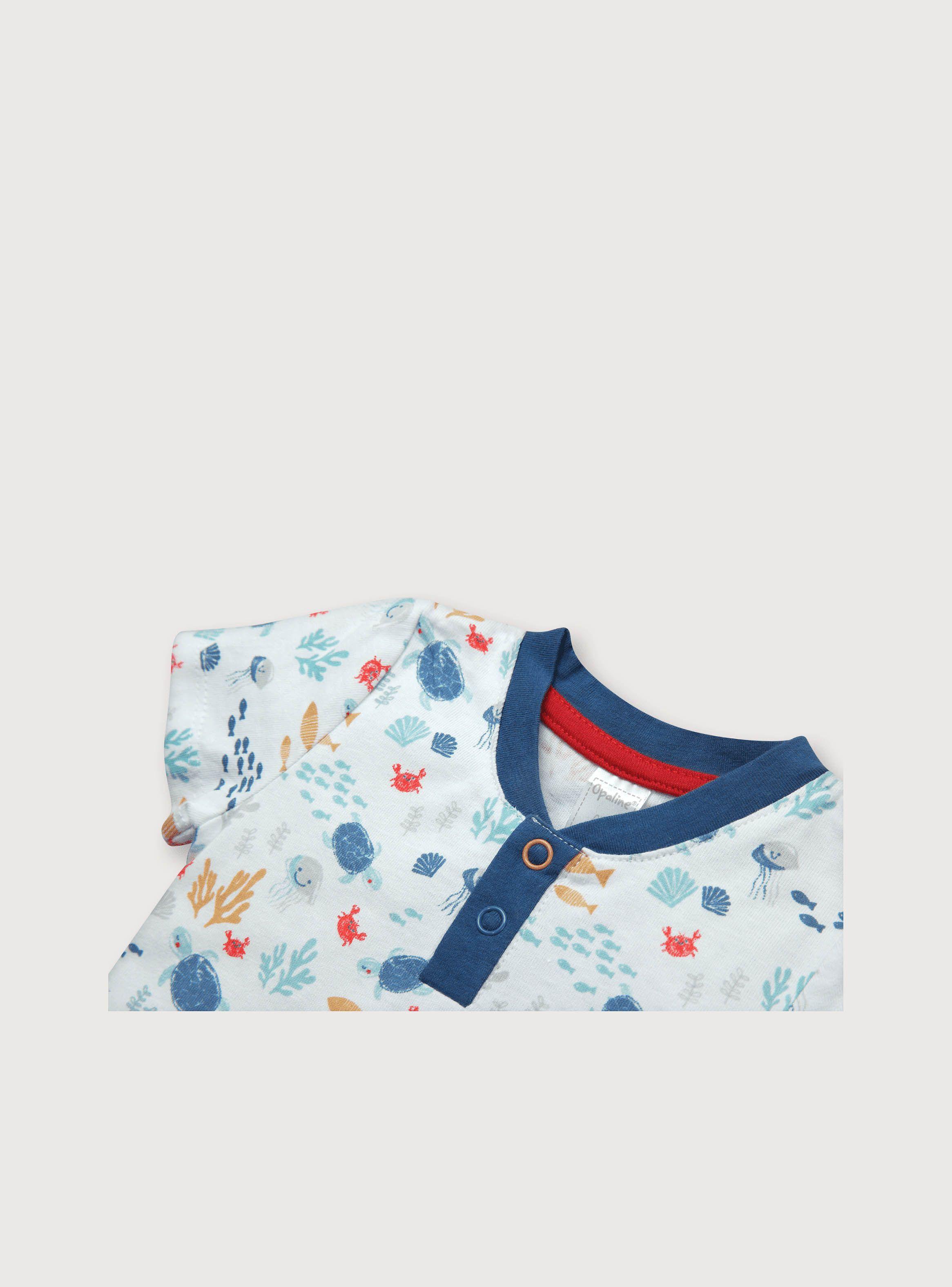 Body de niño oceano Azul (recién nacido a 9 meses)-2