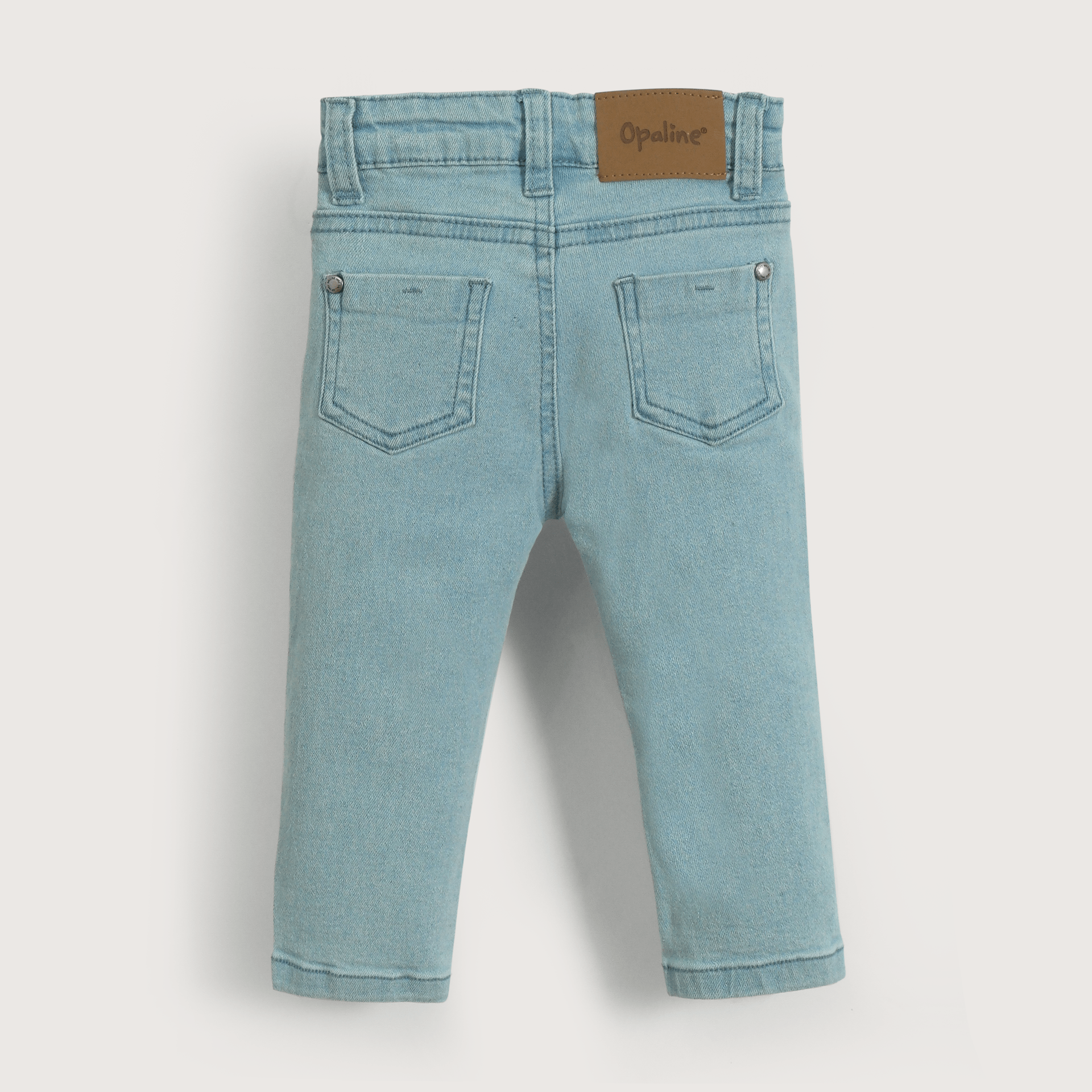 Jeans recto azul de niña-2