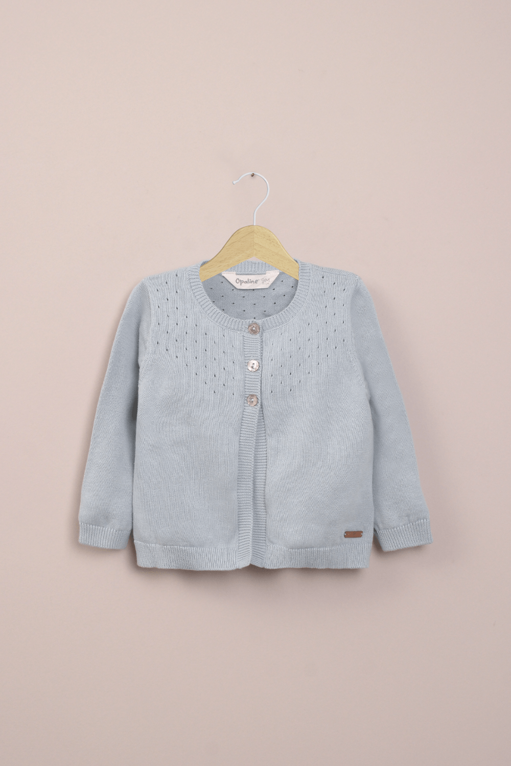 Chaleco verde de niña-0