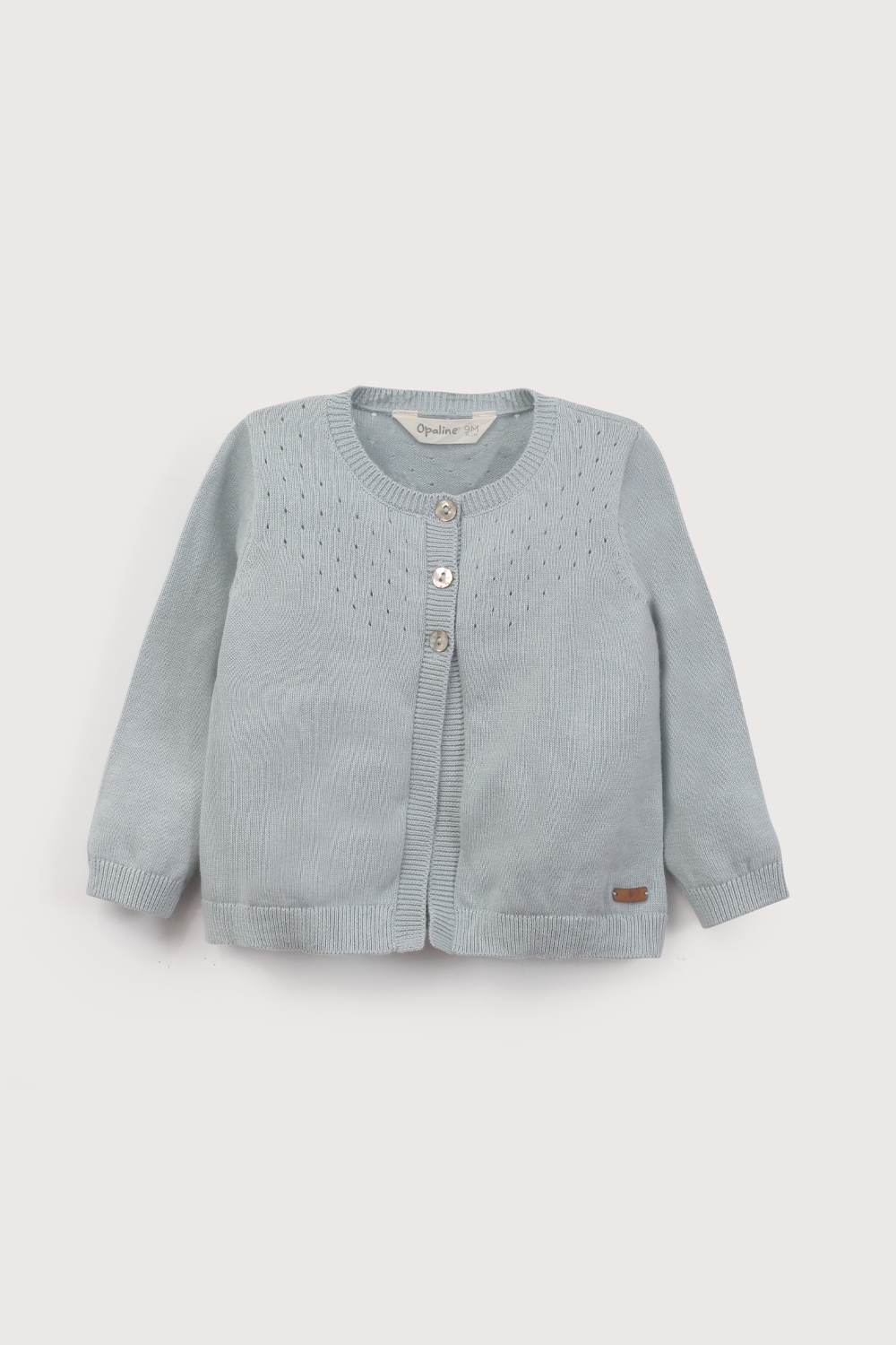 Chaleco verde de niña-1