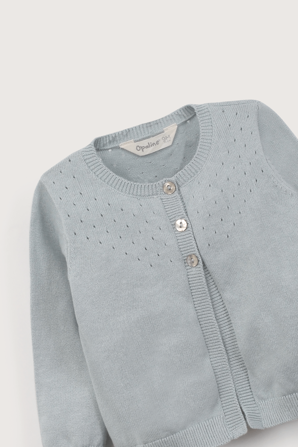 Chaleco verde de niña-3