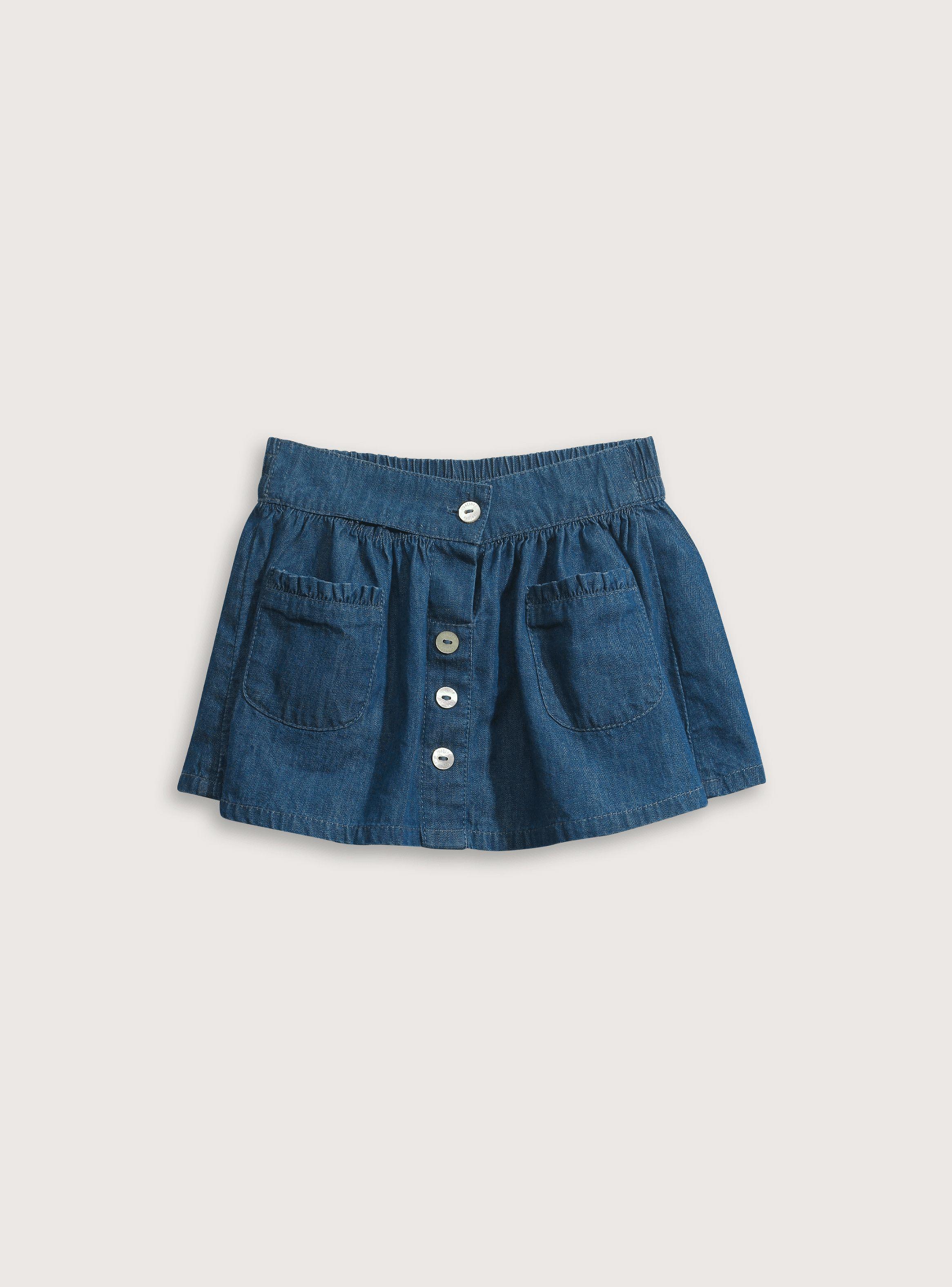 Falda Niña Azul Marino 39525 Opaline-0