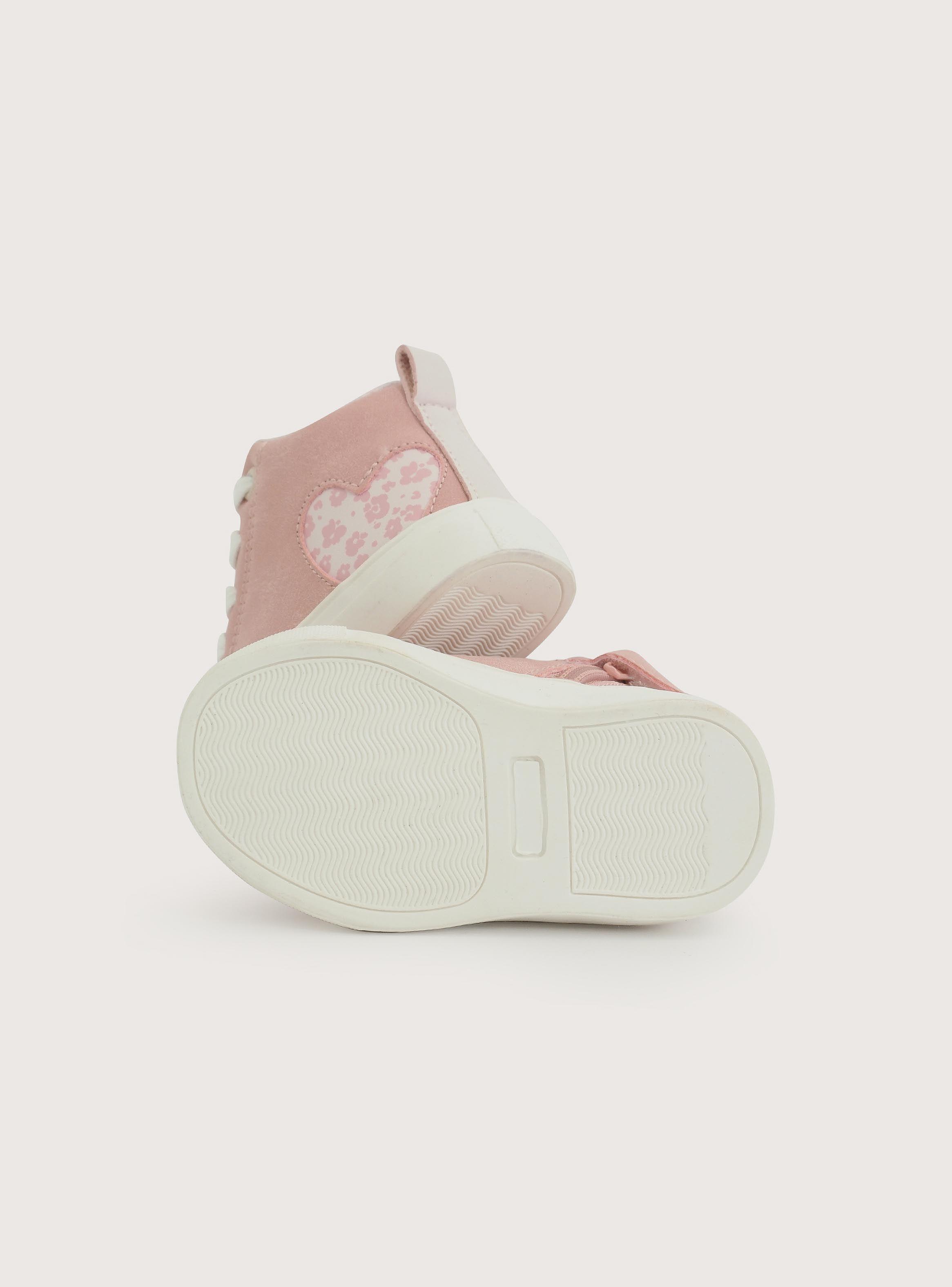 Zapatilla Caña Alta Casual Sandía Niña-2