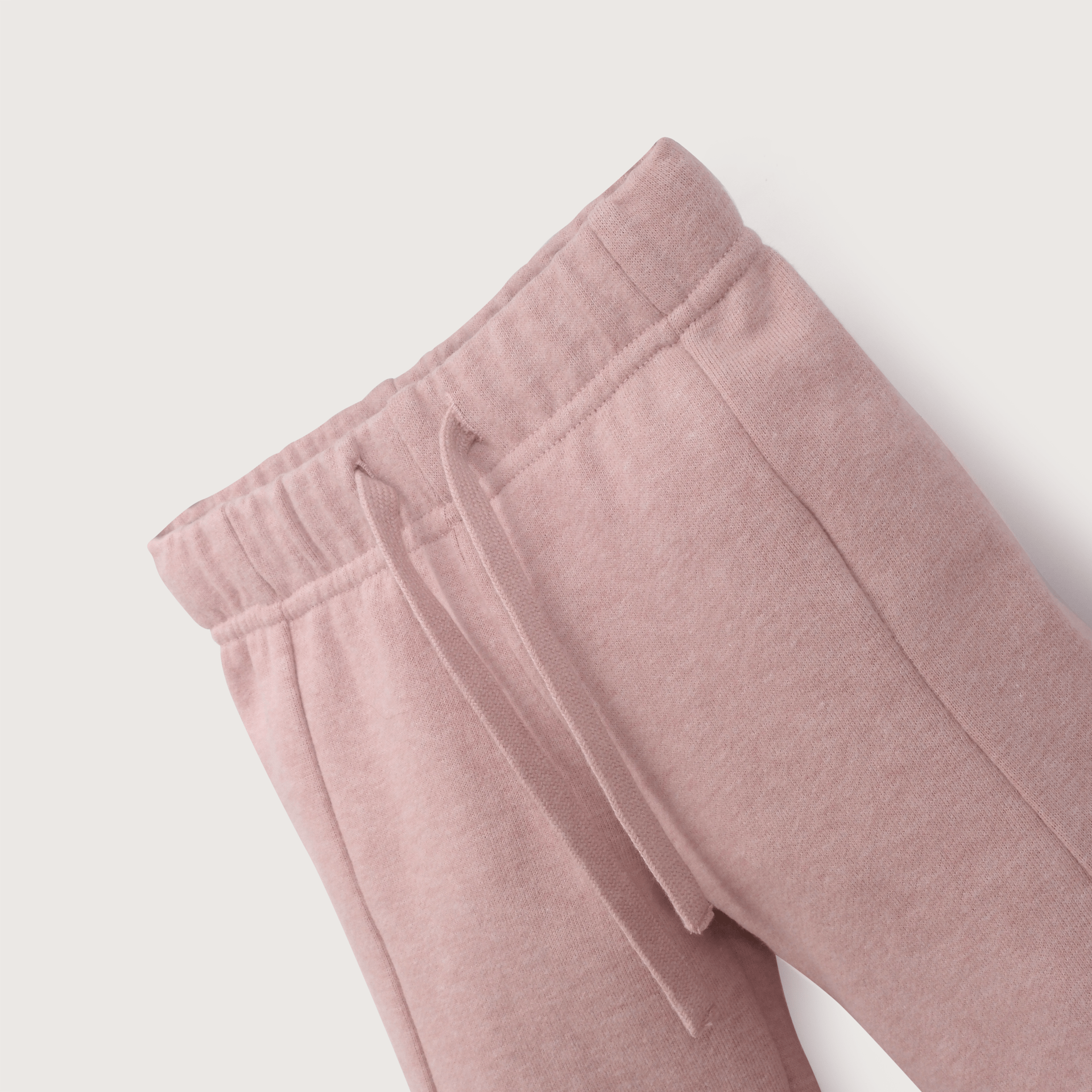 Pantalón de buzo rosado ancho de niña-3