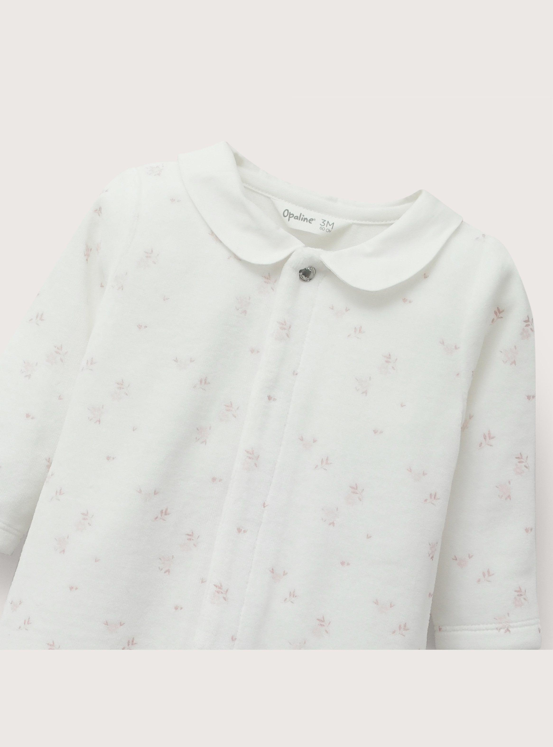 Osito Estampado Blanco Bebe Niña-2