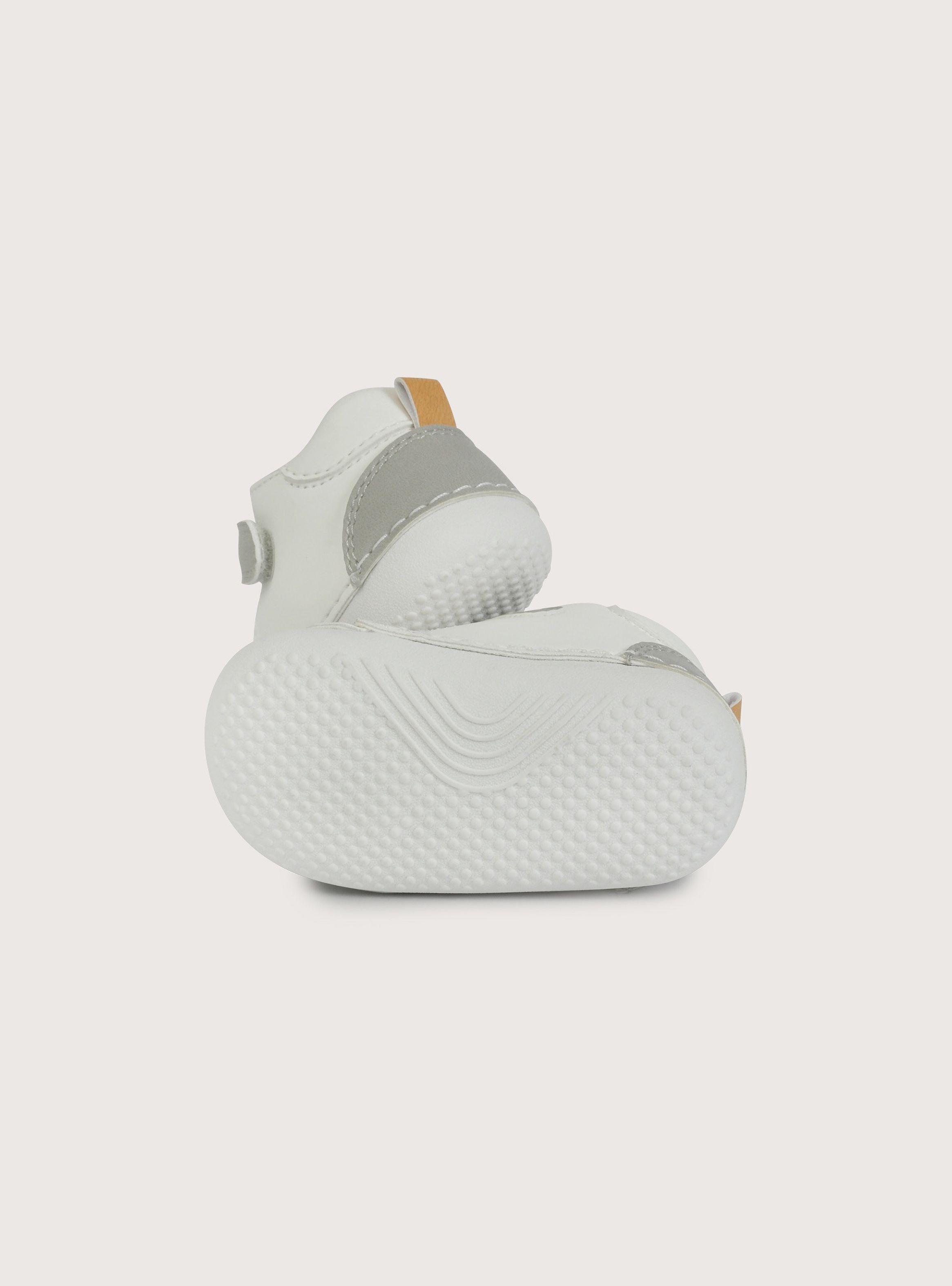 Zapatilla gateador blanca de niño-2
