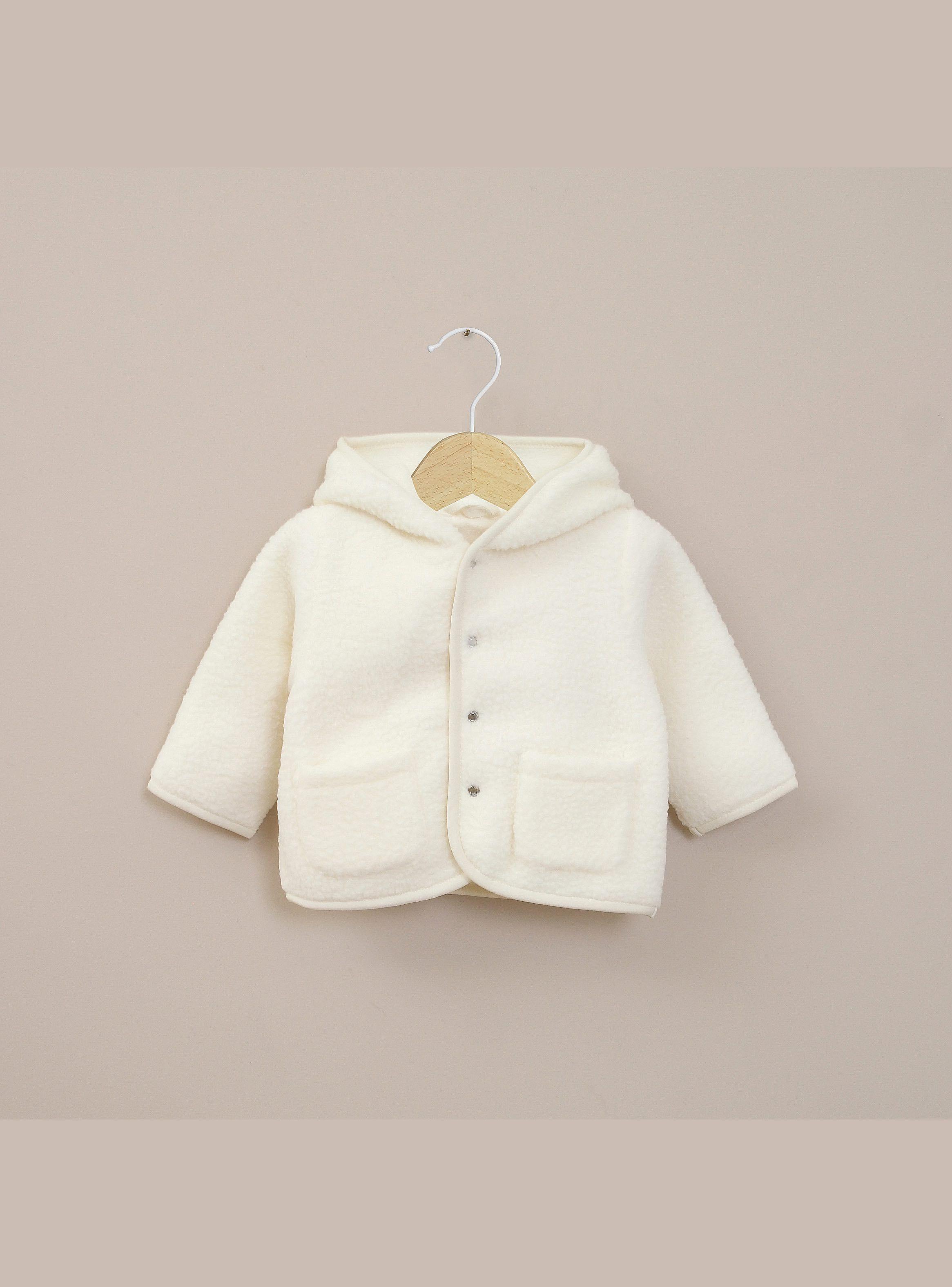 Chaqueta Bebe Unisex Blanco-0