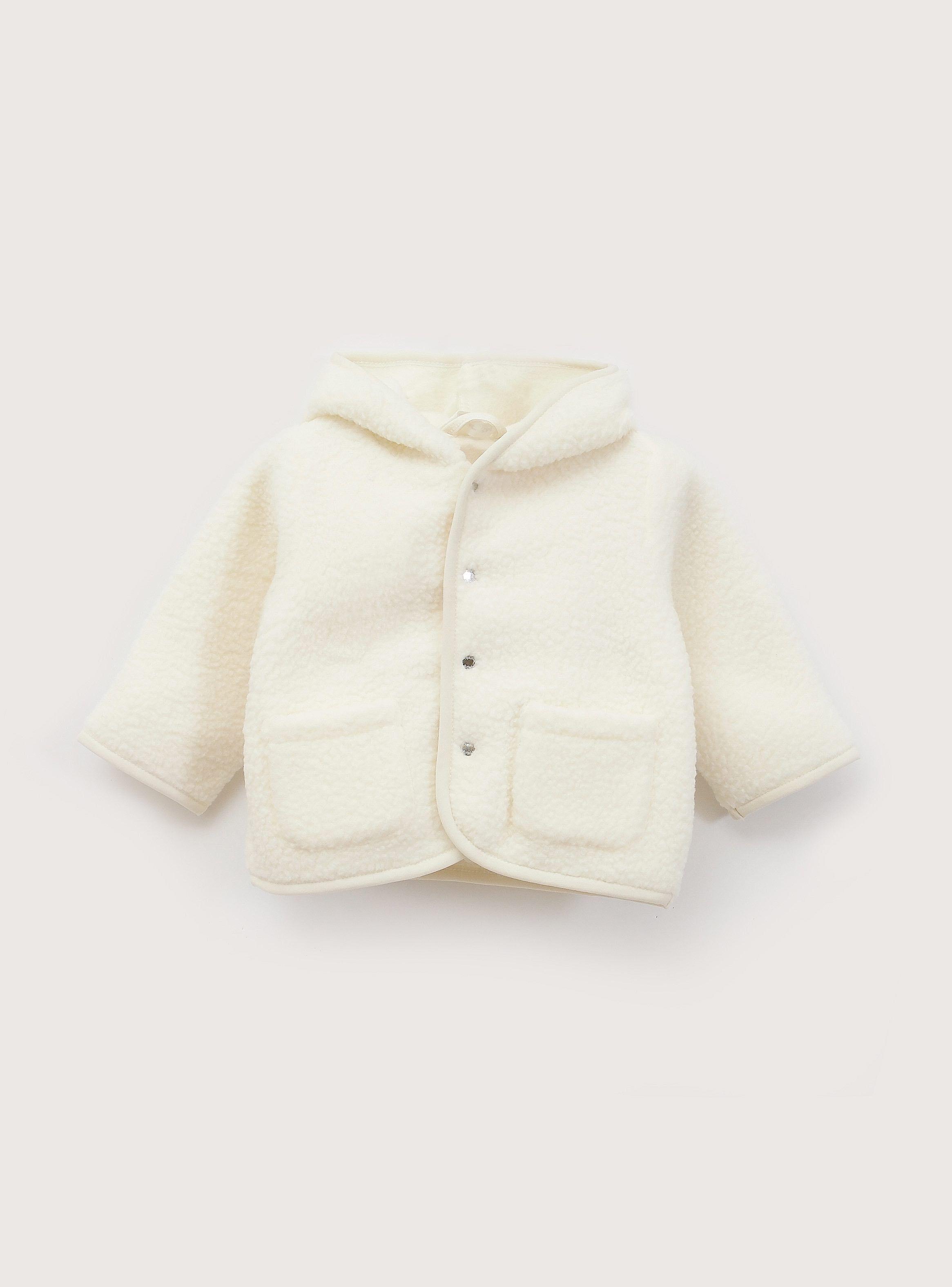 Chaqueta Bebe Unisex Blanco-1