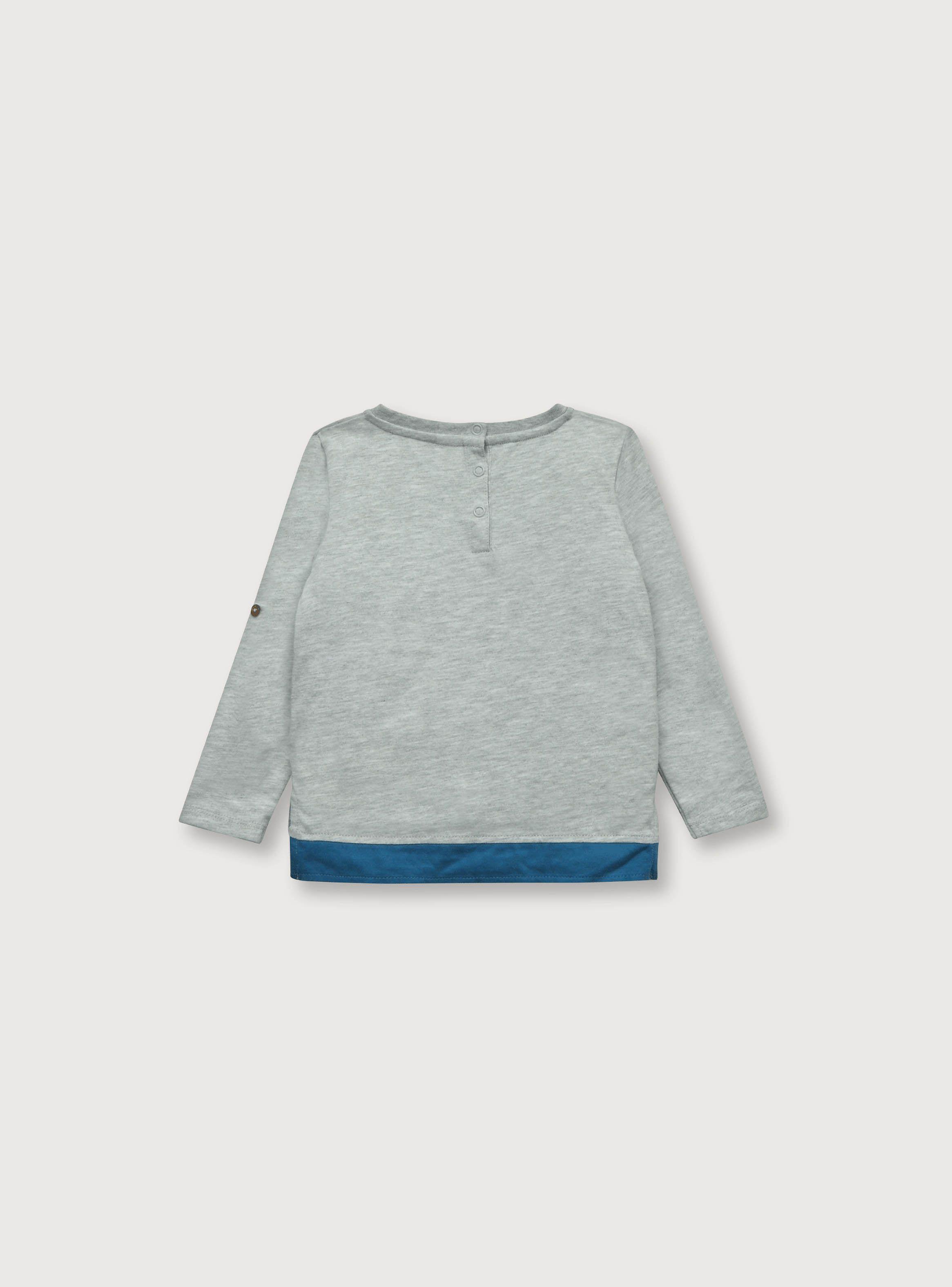 Polera Niño Animales Gris (6 Meses A 4 Años)-1