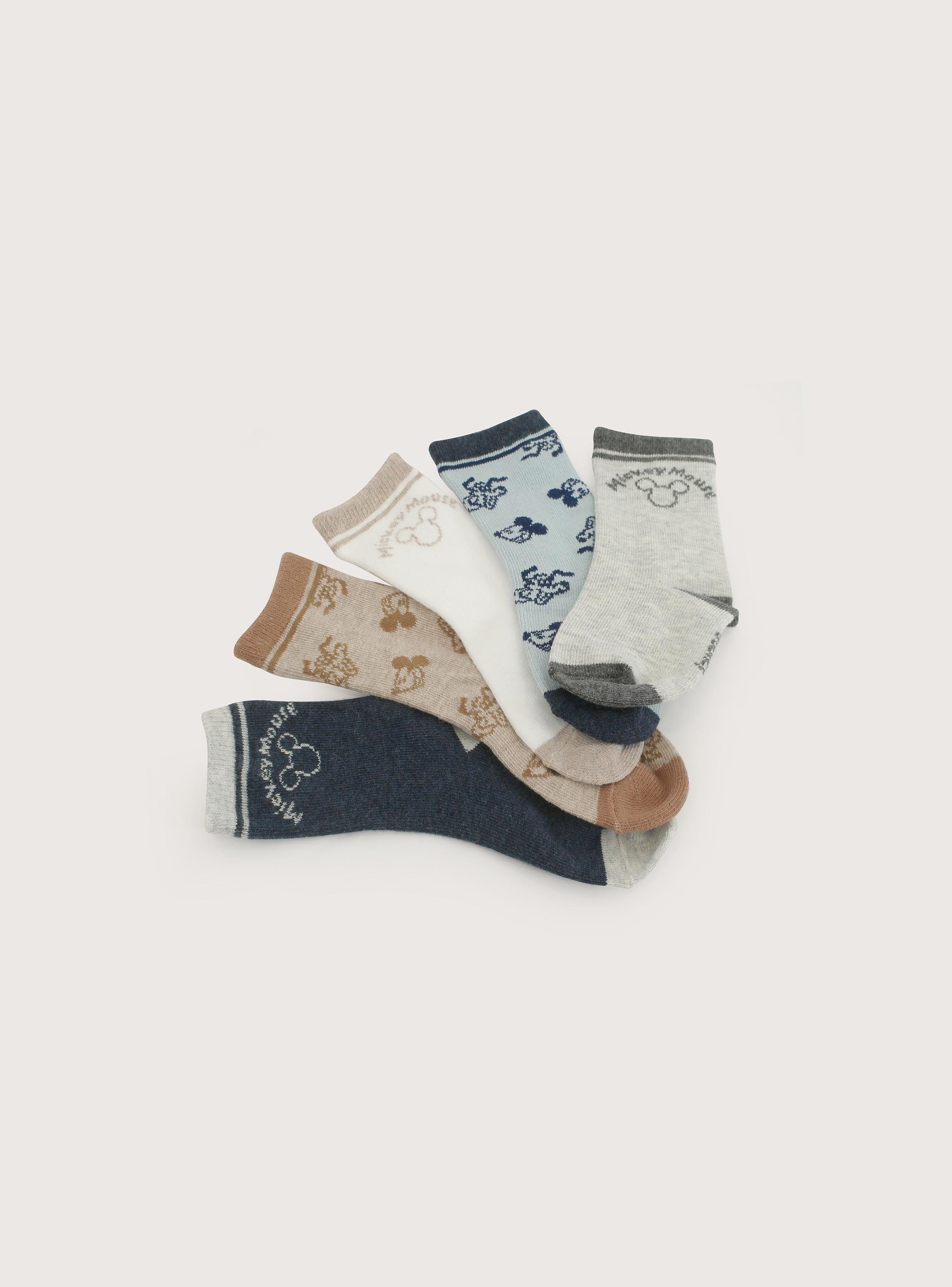 Pack De 5 Calcetines Disney Verde Niño Opaline-2