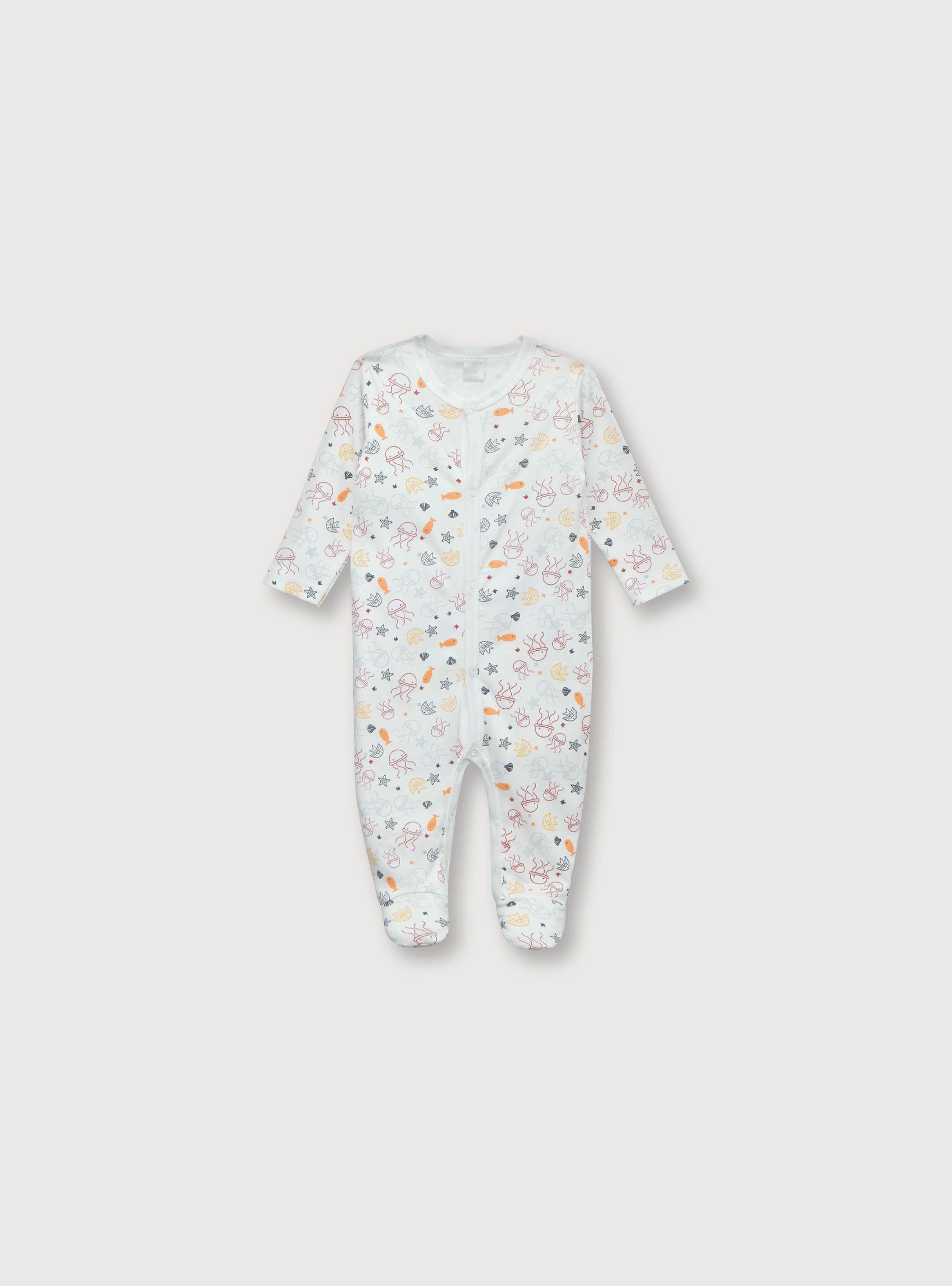 Pijama Niño Gris (Recién Nacido A 12 Meses) Opaline-0