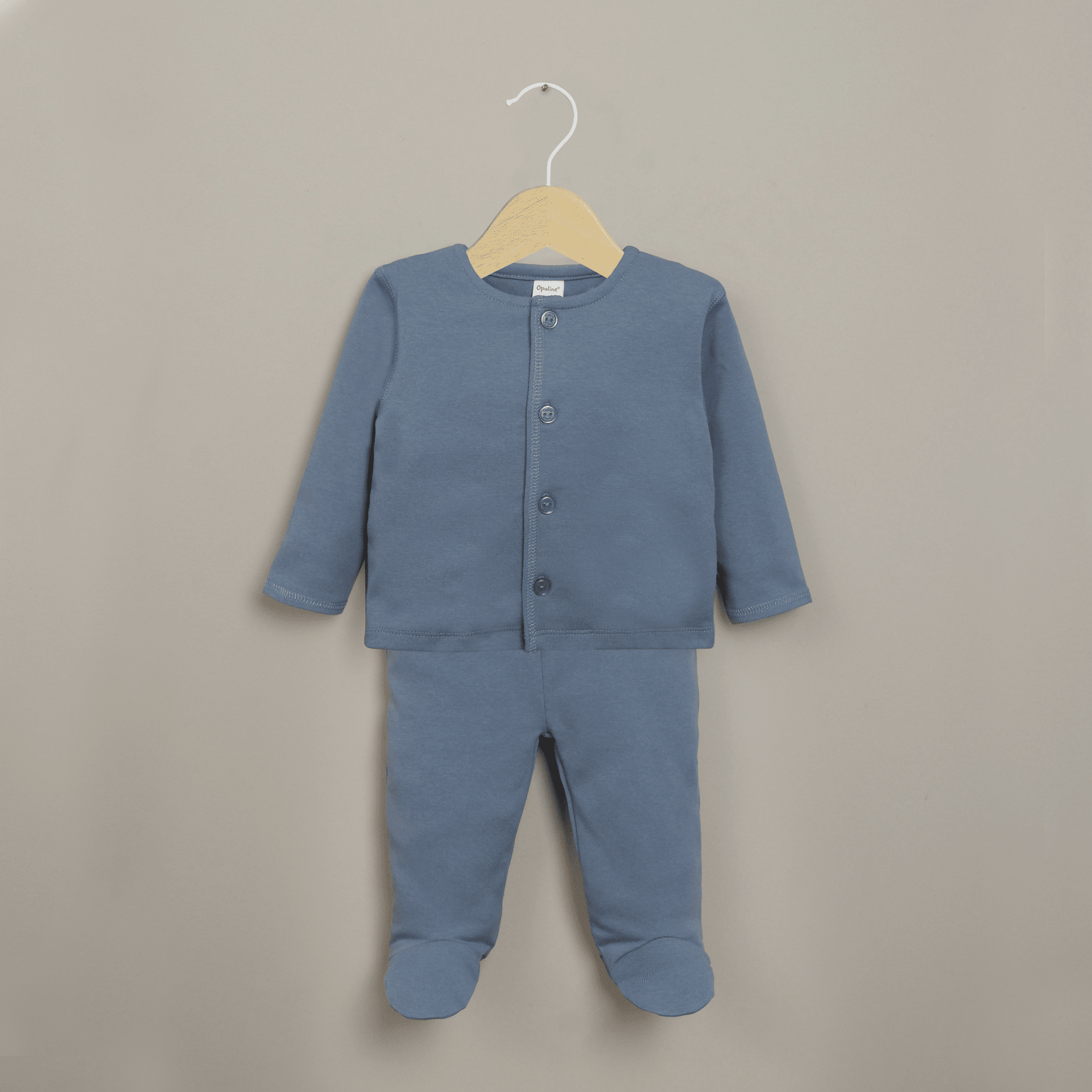 Conjunto clínica celeste de bebé niño-0