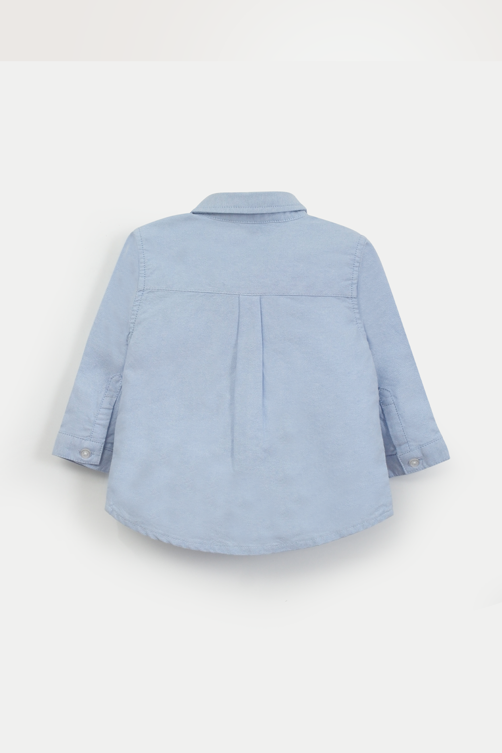 Camisa oxford celeste de niño-2