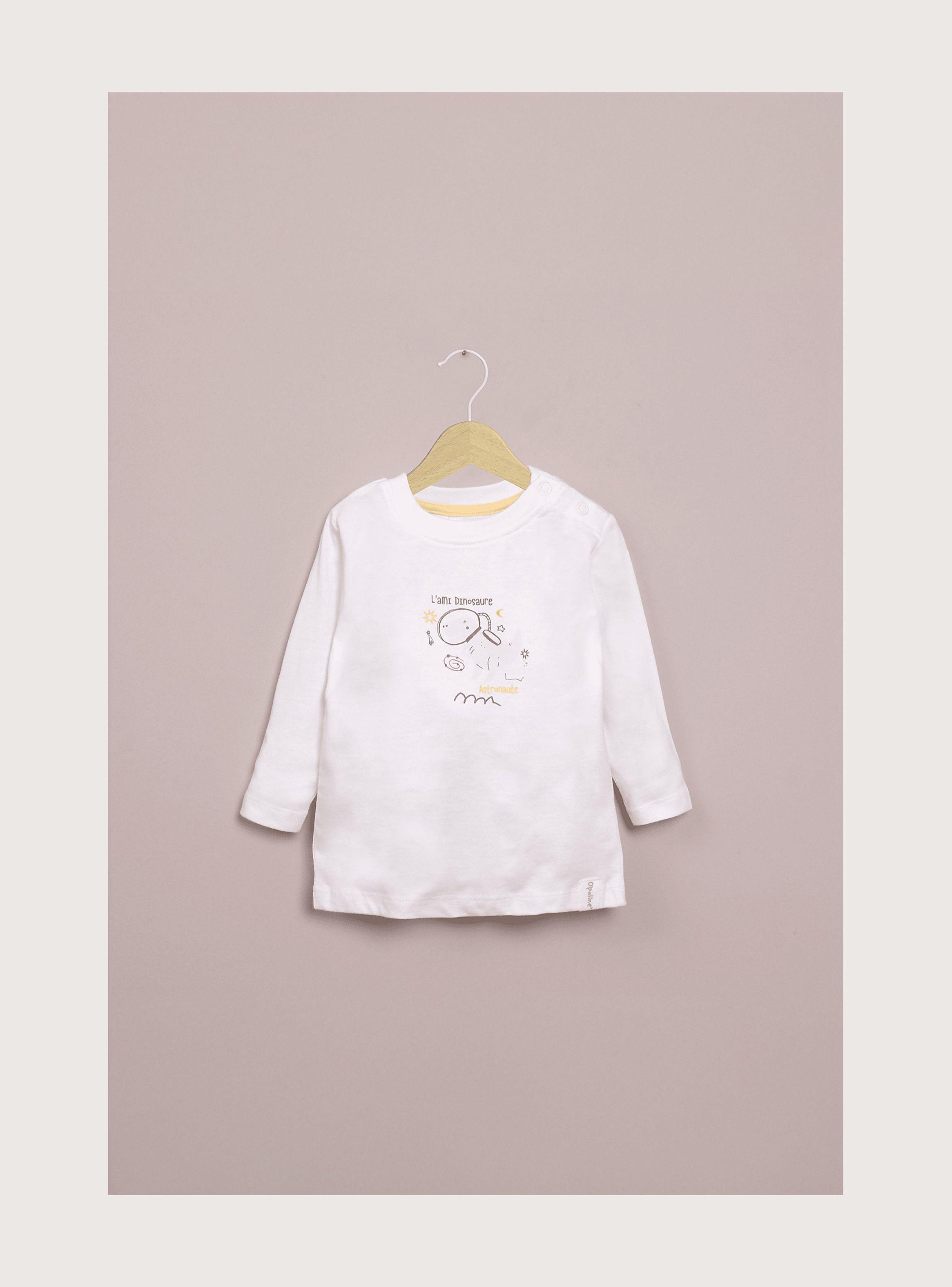 Polera Niño Blanco 40593 Opaline-0